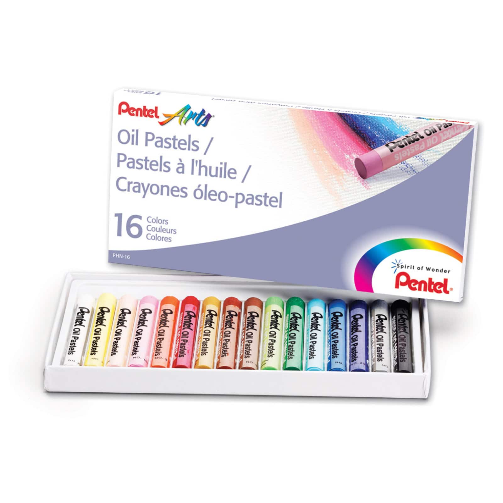 24 Packs: 16 ct. (384 total) Pentel Arts&#xAE; Oil Pastels Set