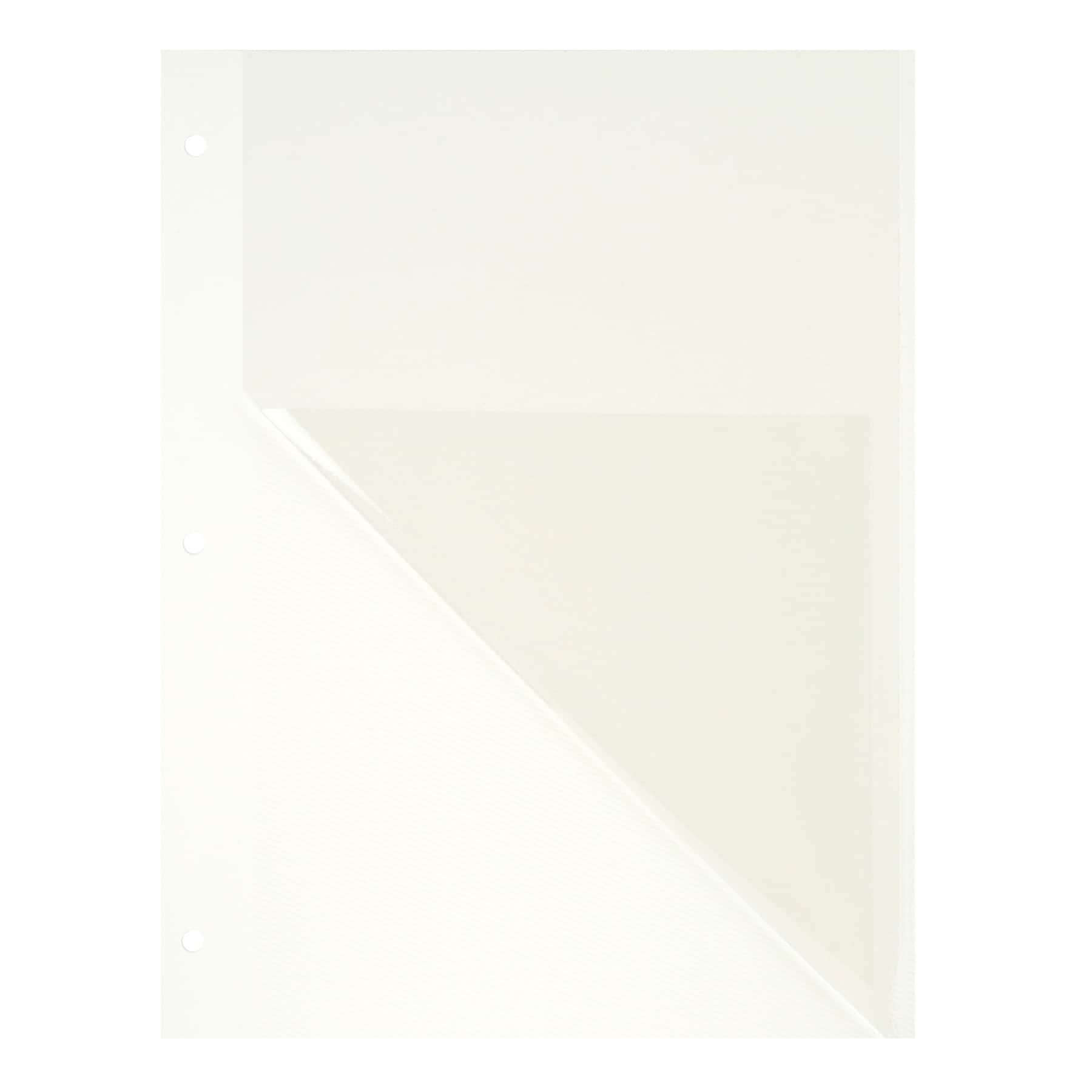 8" x 10.5" White Photo Album Refills, 30ct. by Recollections®