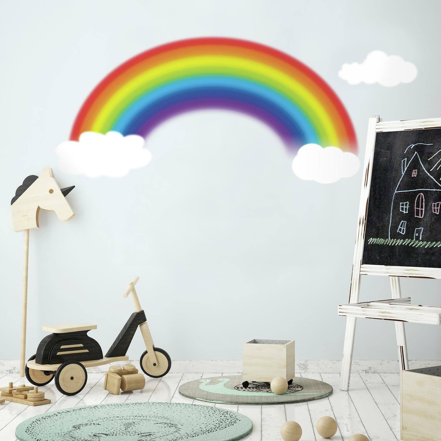 RoomMates Over The Rainbow Peel &#x26; Stick Giant Wall Decal