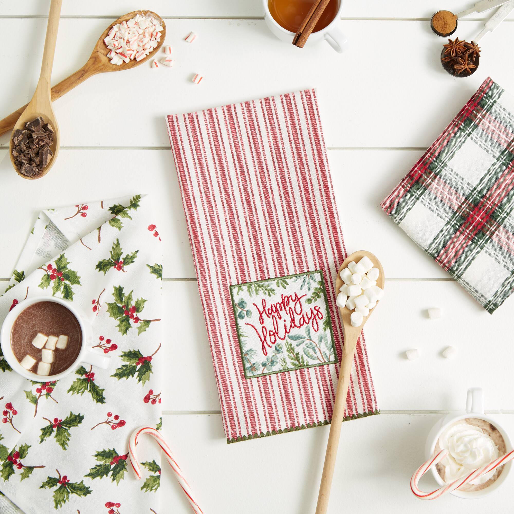 DII® Happy Holidays Dishtowel Set