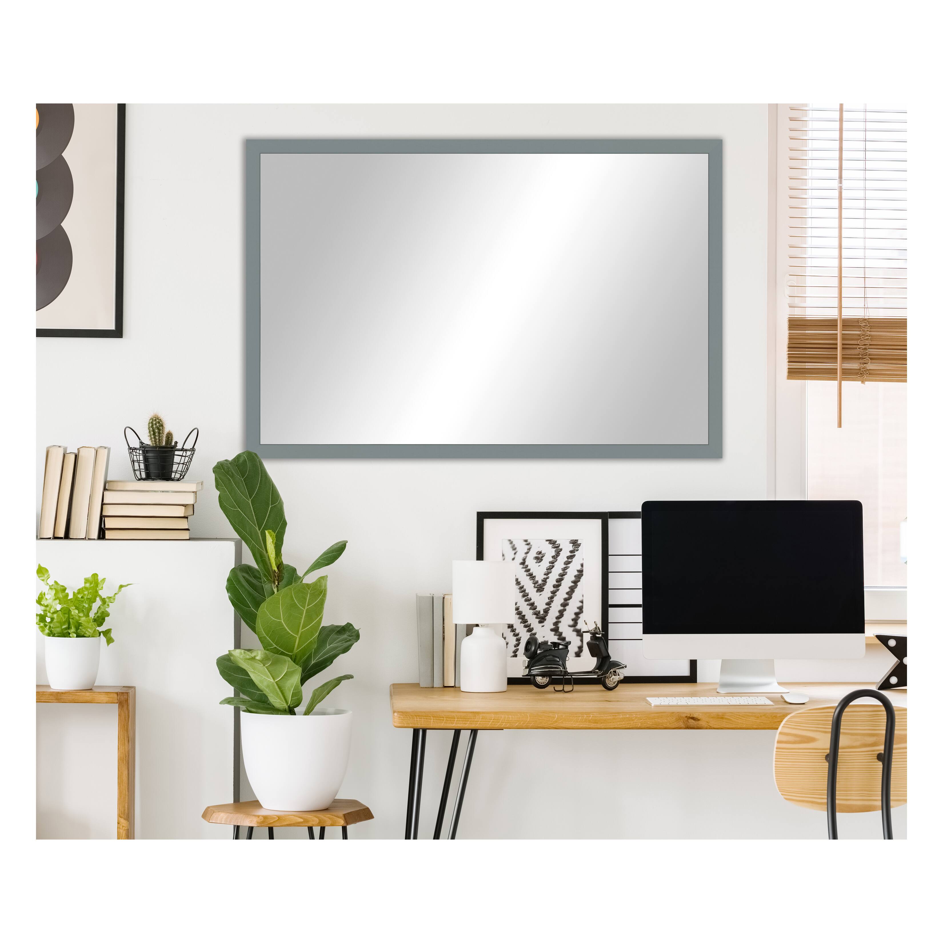 Timeless Frames® 37" Beck Gray Framed Wall Mirror