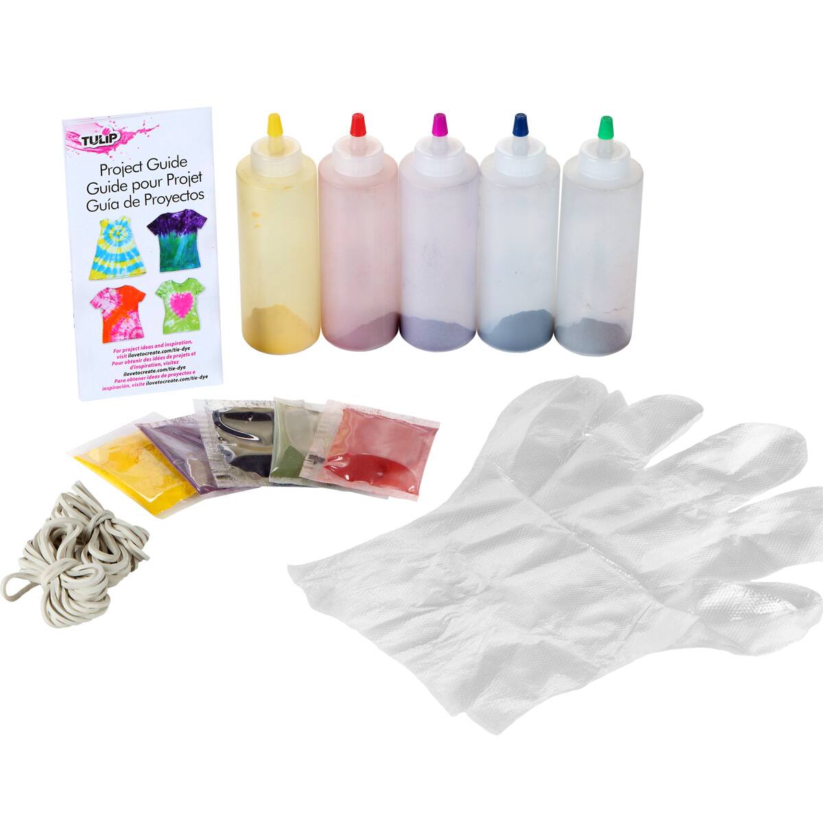 Kids&#x27; Tie-Dye Kit &#x26; T-Shirt Craft Bundle