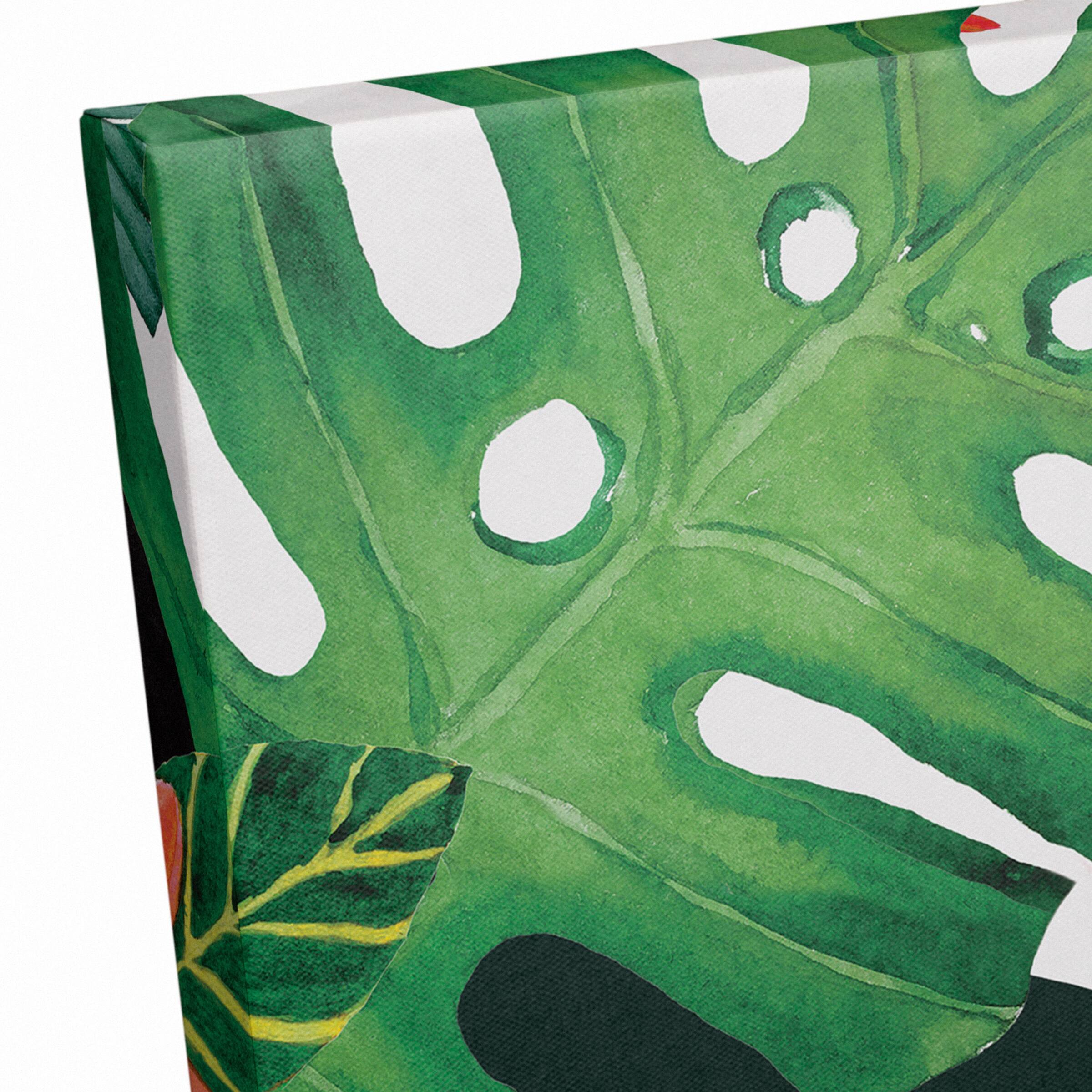 Jungle Swing Girl Canvas Wall Art