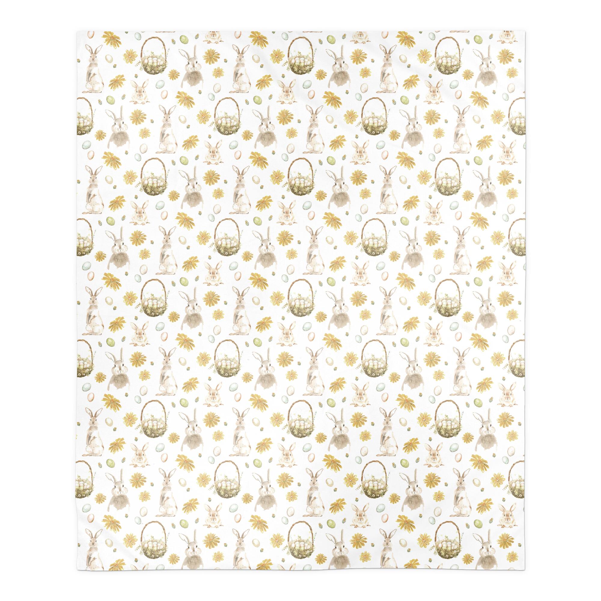 Easter Greetings Blanket 50" x 60" Sherpa Fleece Blanket