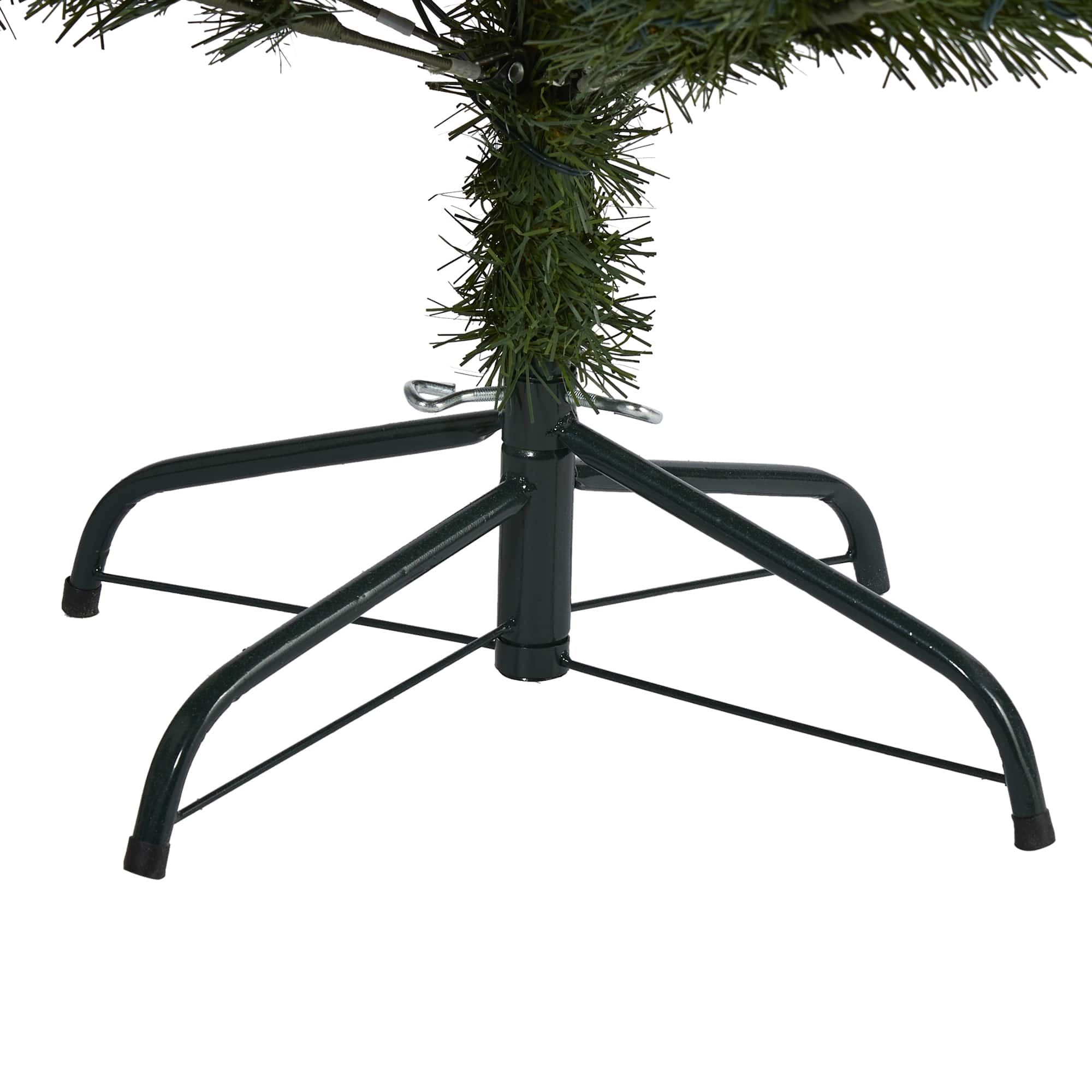 6ft. Pre-Lit Rocky Mountain Spruce & Pinecone Artificial Christmas Tree, Clear LED Lights