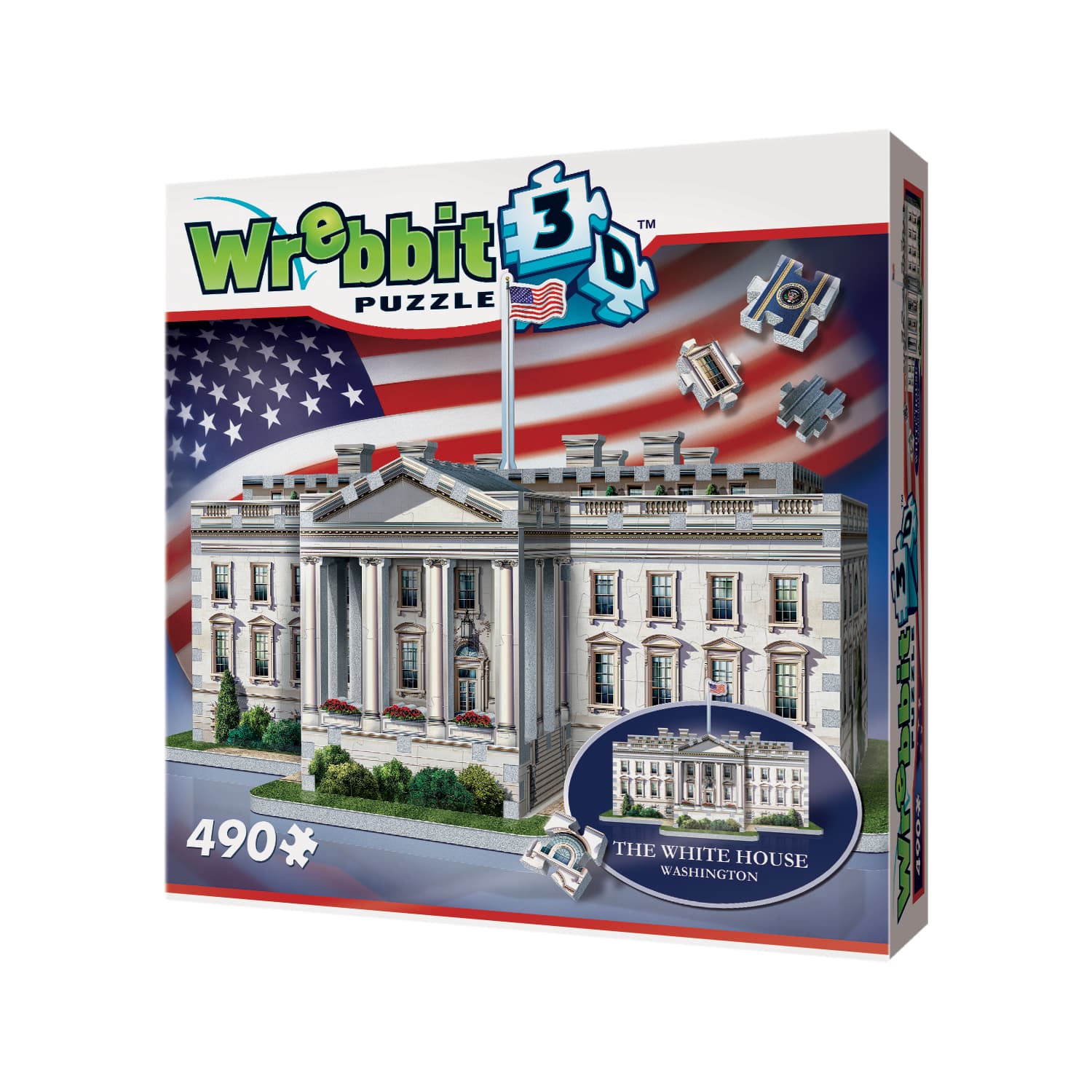 Wrebbit 3D Puzzle&#x2122; The White House 490 Piece Puzzle