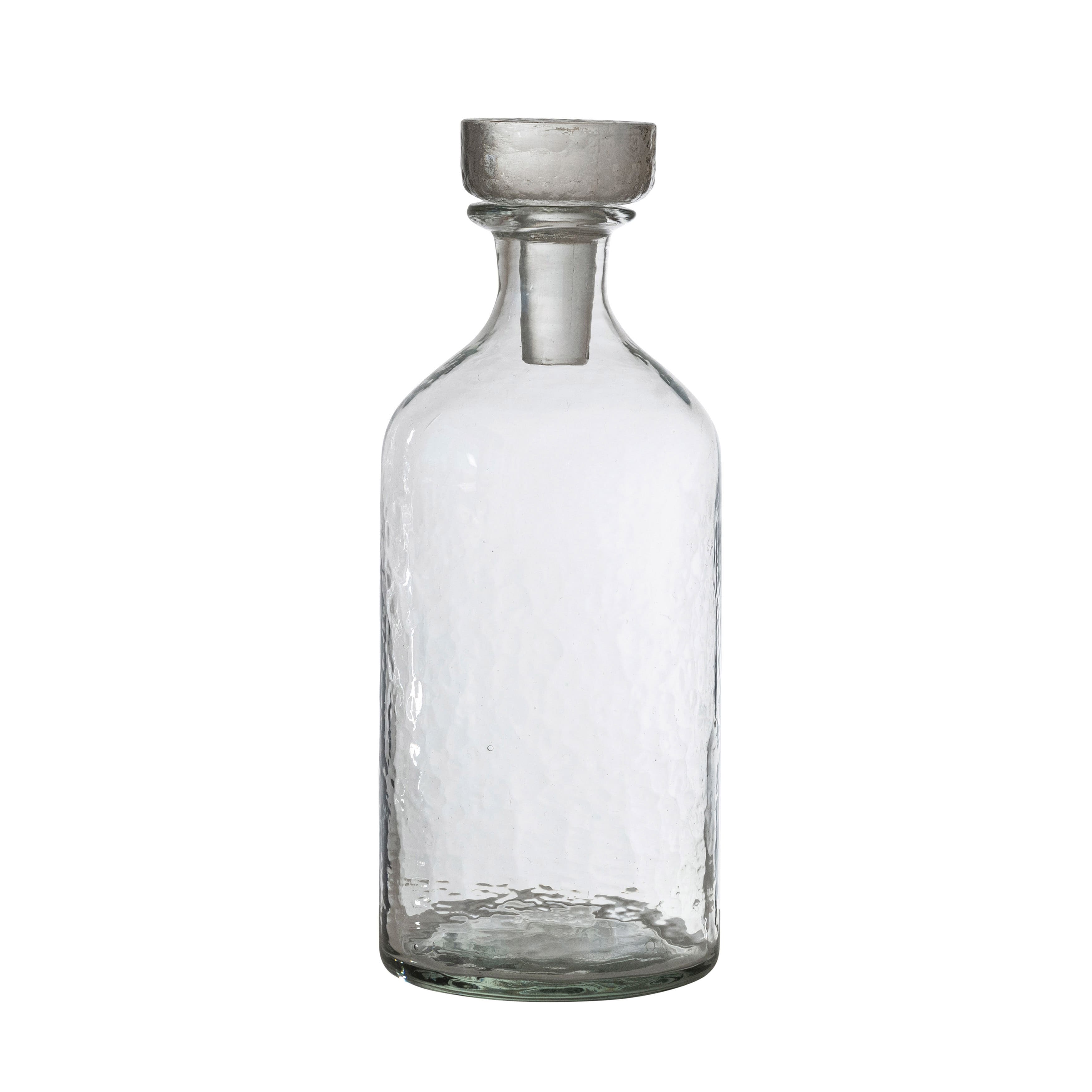 10&#x22; Clear Glass Decanter