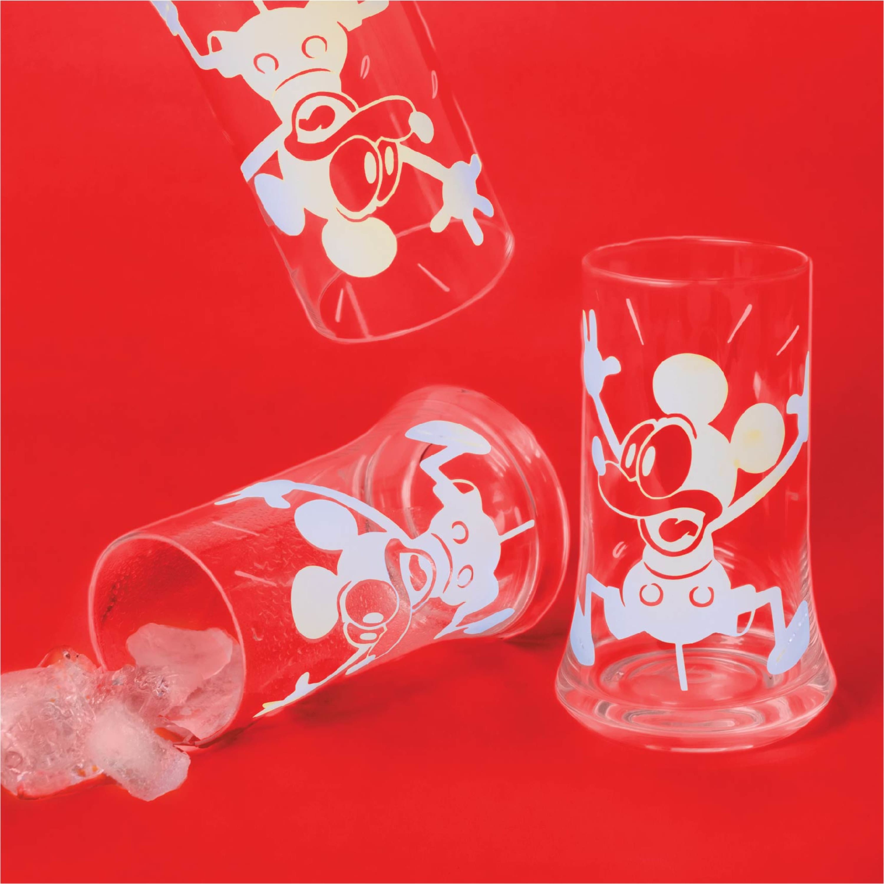 18.5oz. Disney® Mickey Mouse Yikes Highball Glasses, 4ct.