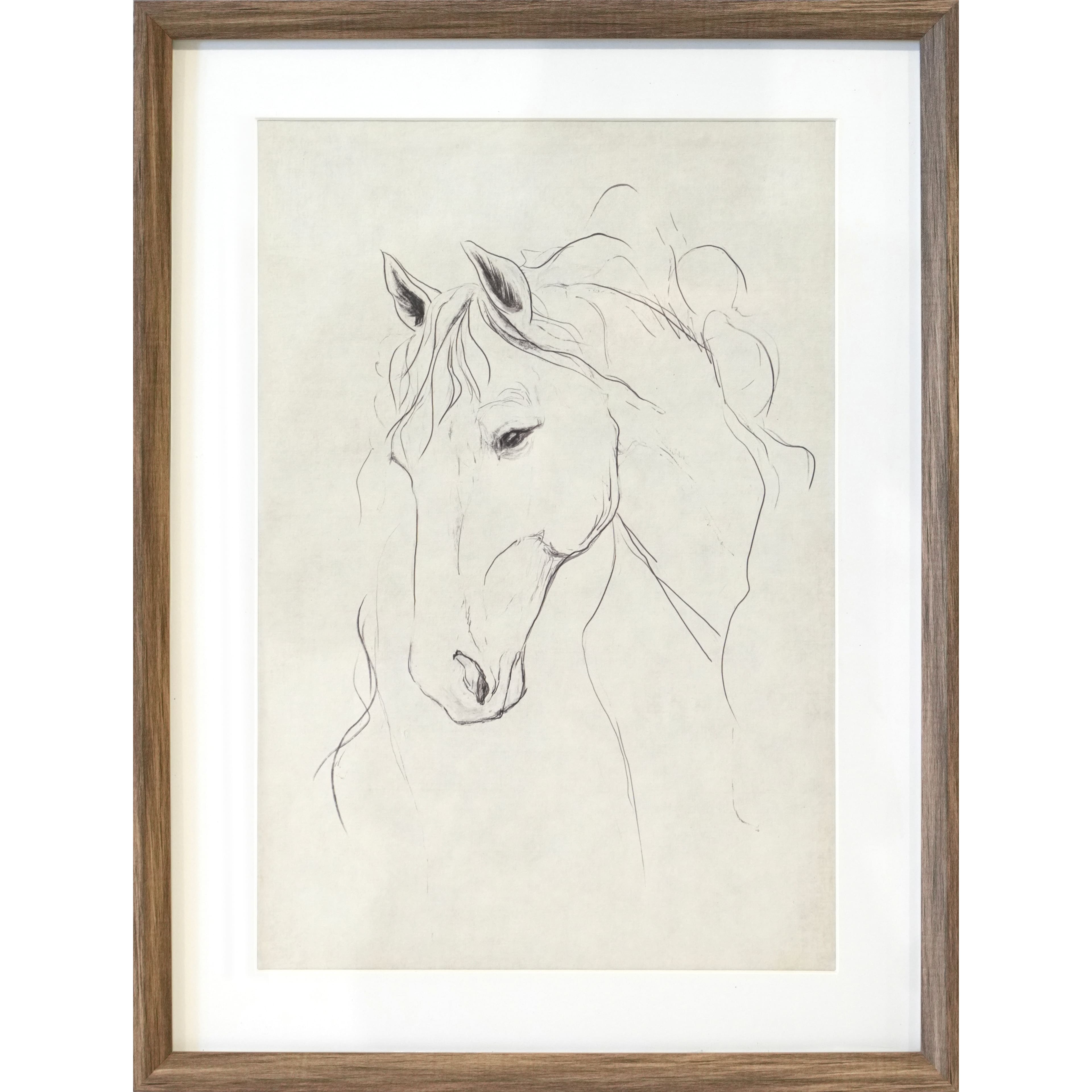 12" x 16" Horse Sketch Wall Art by Ashland®