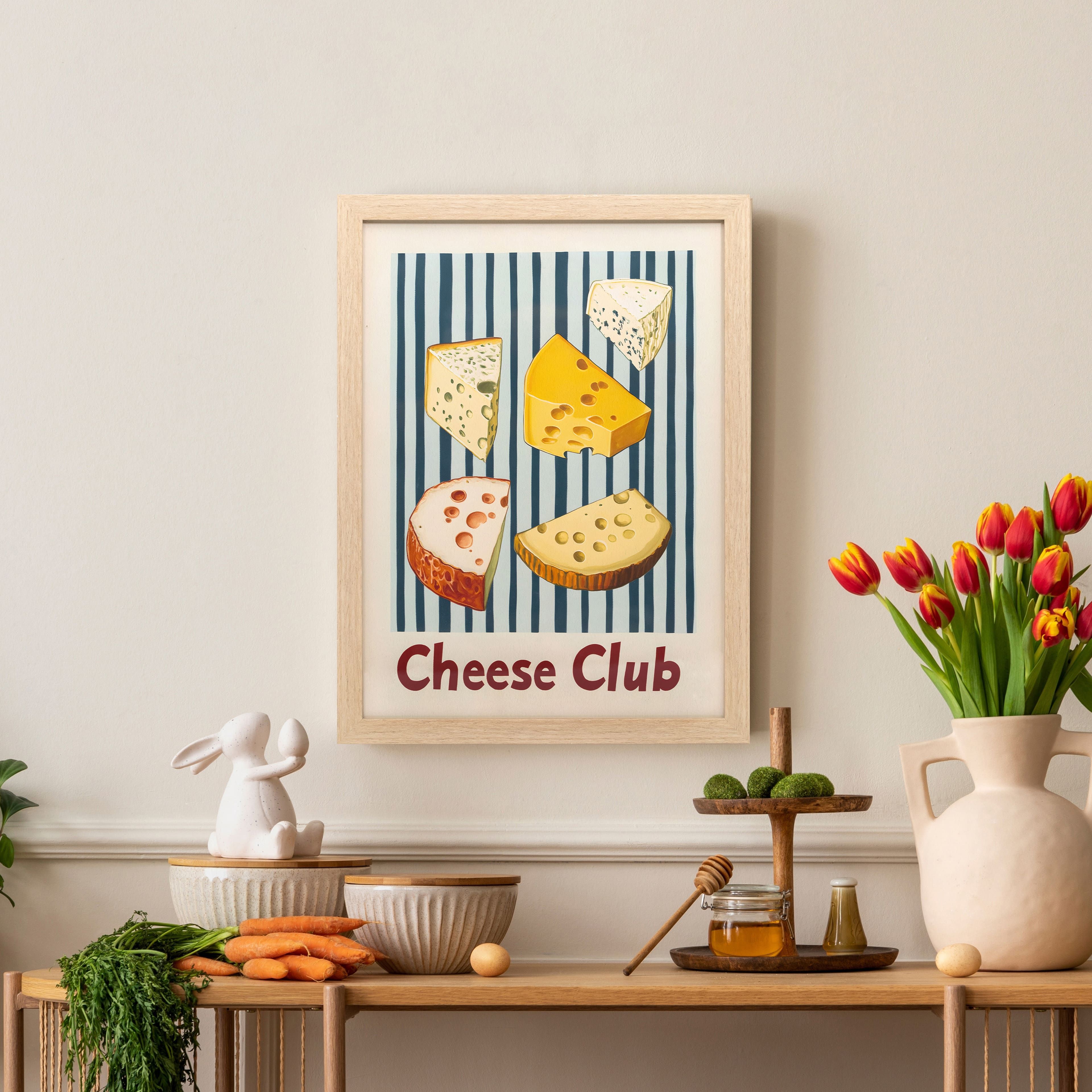 12" x 16" Cheese Club Framed Wall Décor by Ashland®