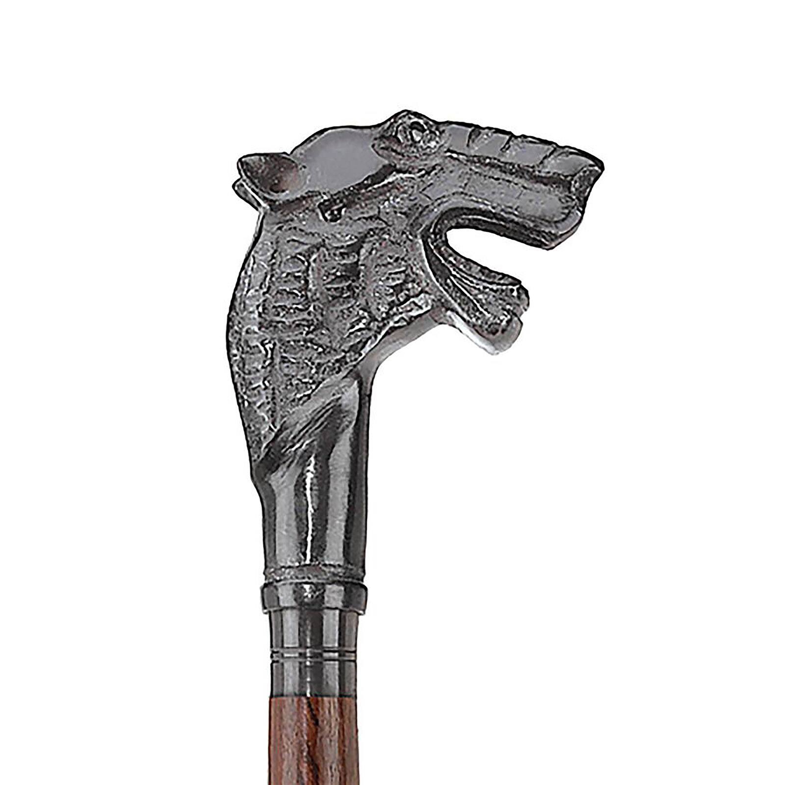 Design Toscano Hound of the Baskervilles Solid Hardwood Walking Stick