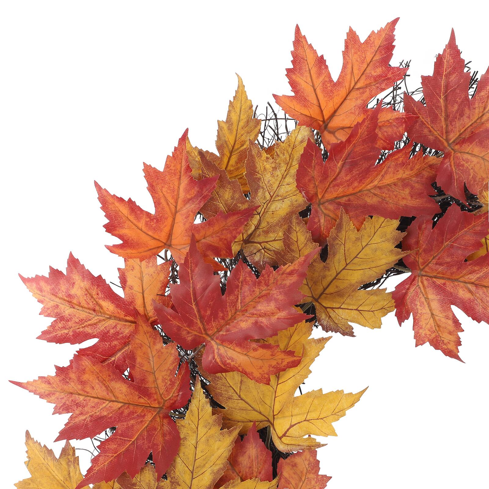 22&#x22; Orange &#x26; Yellow Maple Wreath by Ashland&#xAE;