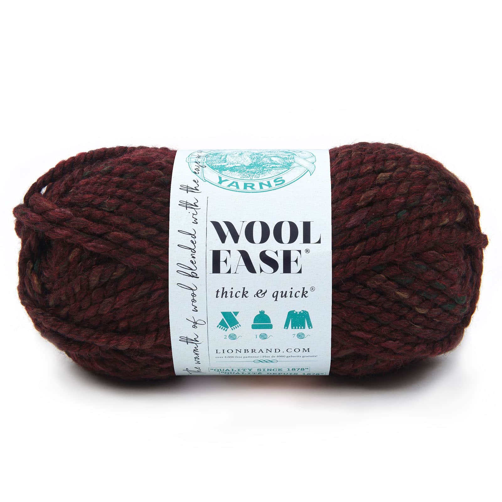 15 Pack: Lion Brand® Wool-Ease® Thick & Quick® Variegated Yarn