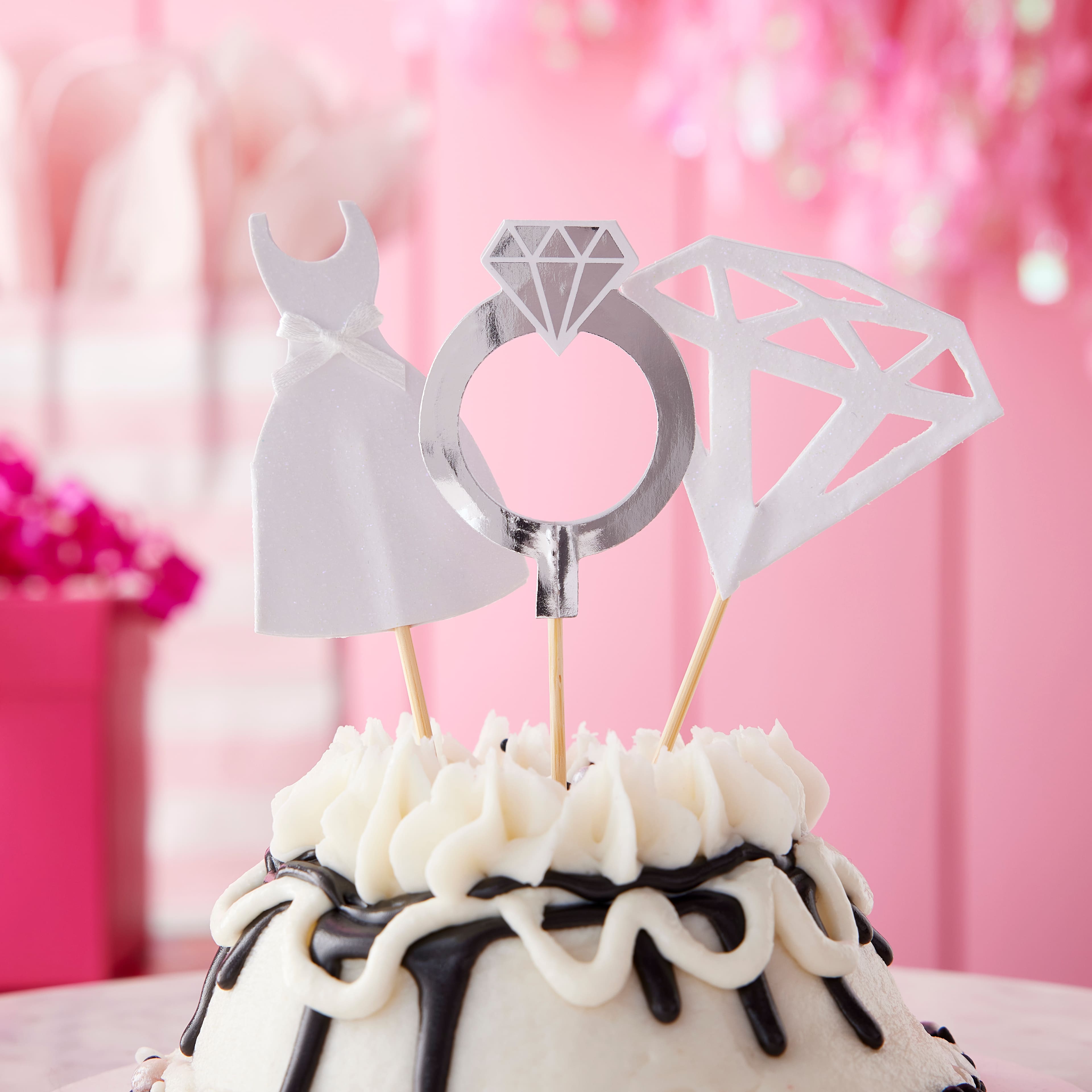 Gold Glitter Oh Baby Cake Topper by Celebrate It™