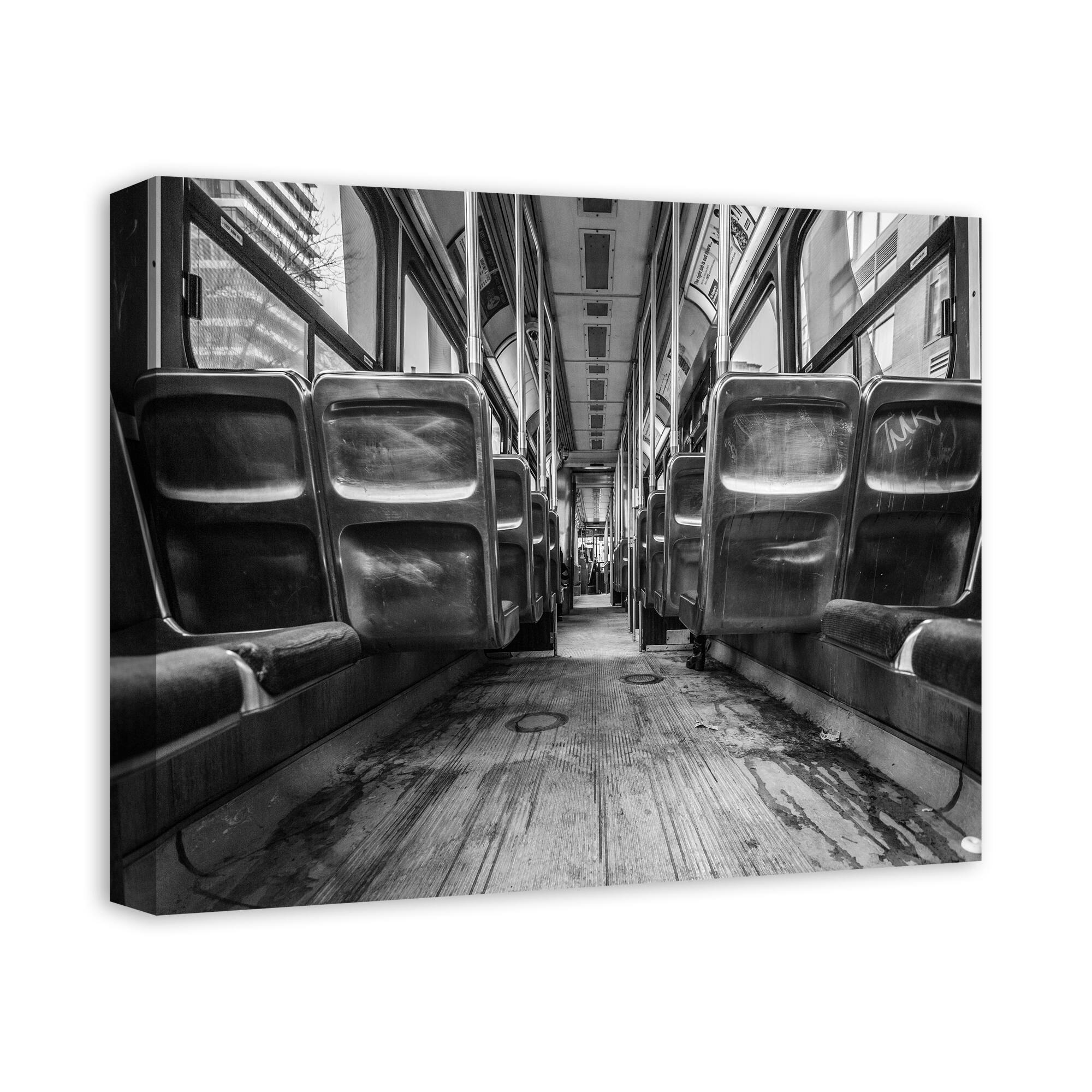 City Bus 20" x 16" Canvas Wall Art