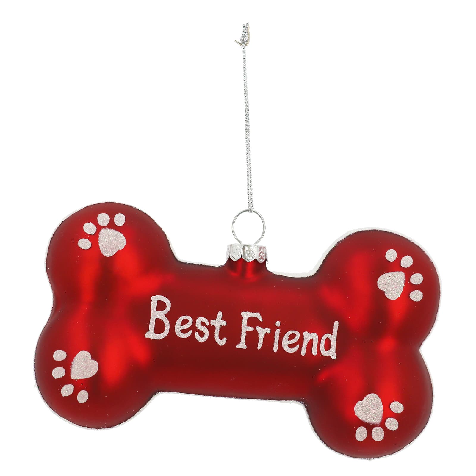 5&#x22; Best Friend Dog Bone Glass Ornament by Ashland&#xAE;