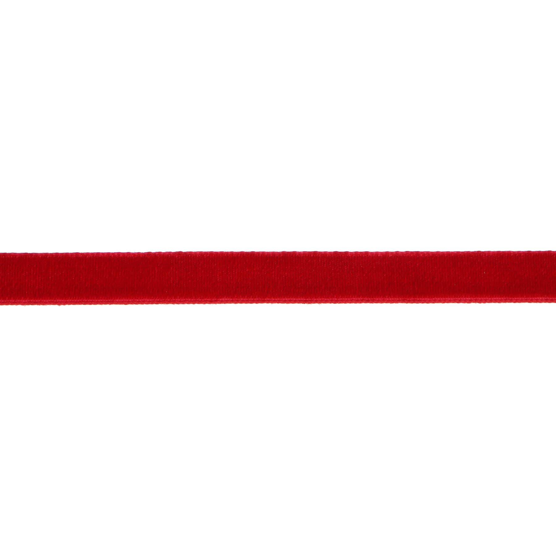 3/8&#x22; x 12ft. Red Velvet Ribbon by Celebrate It&#xAE; Christmas