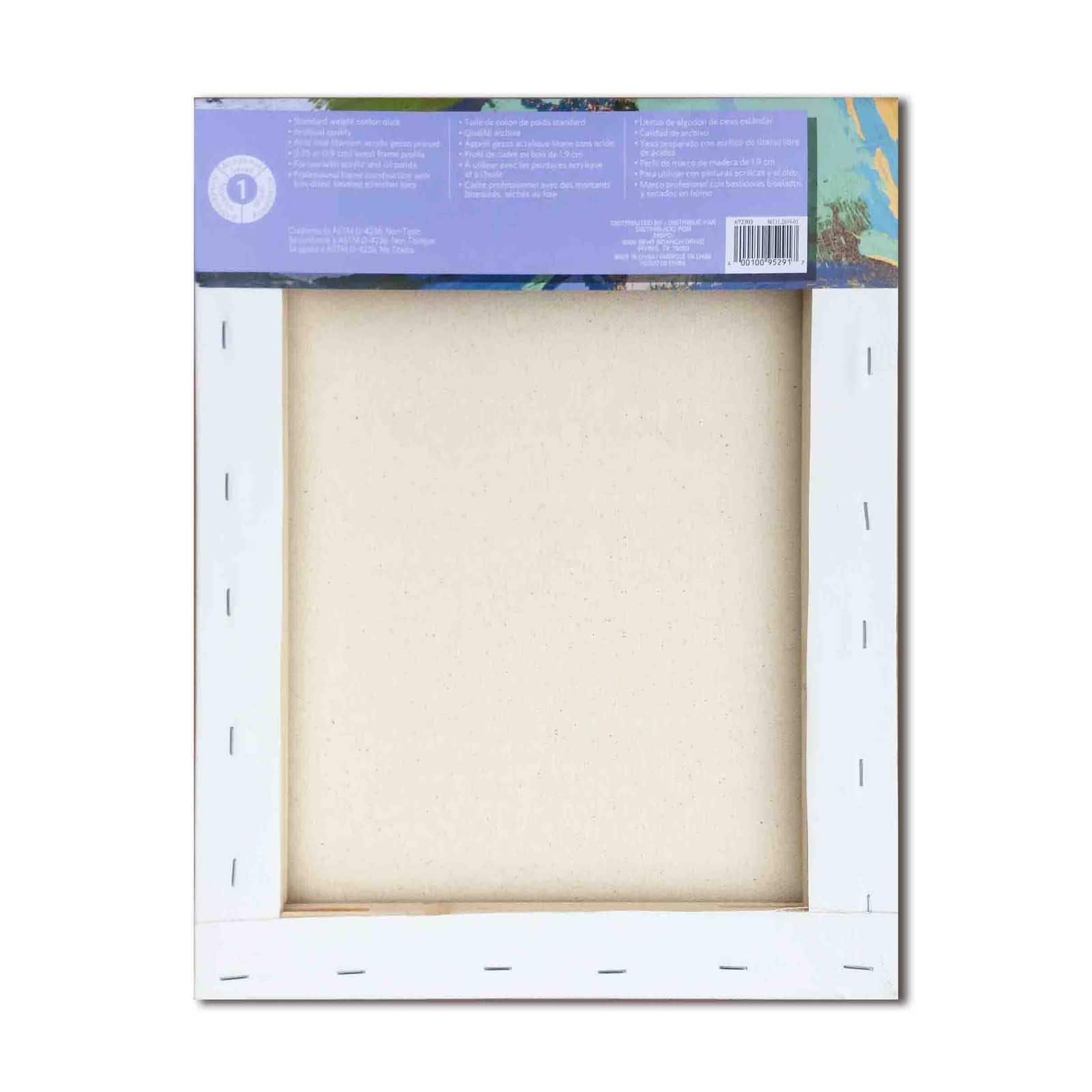 12 Pack: Level 1 Back Stapled Traditional Canvas by Artist's Loft™