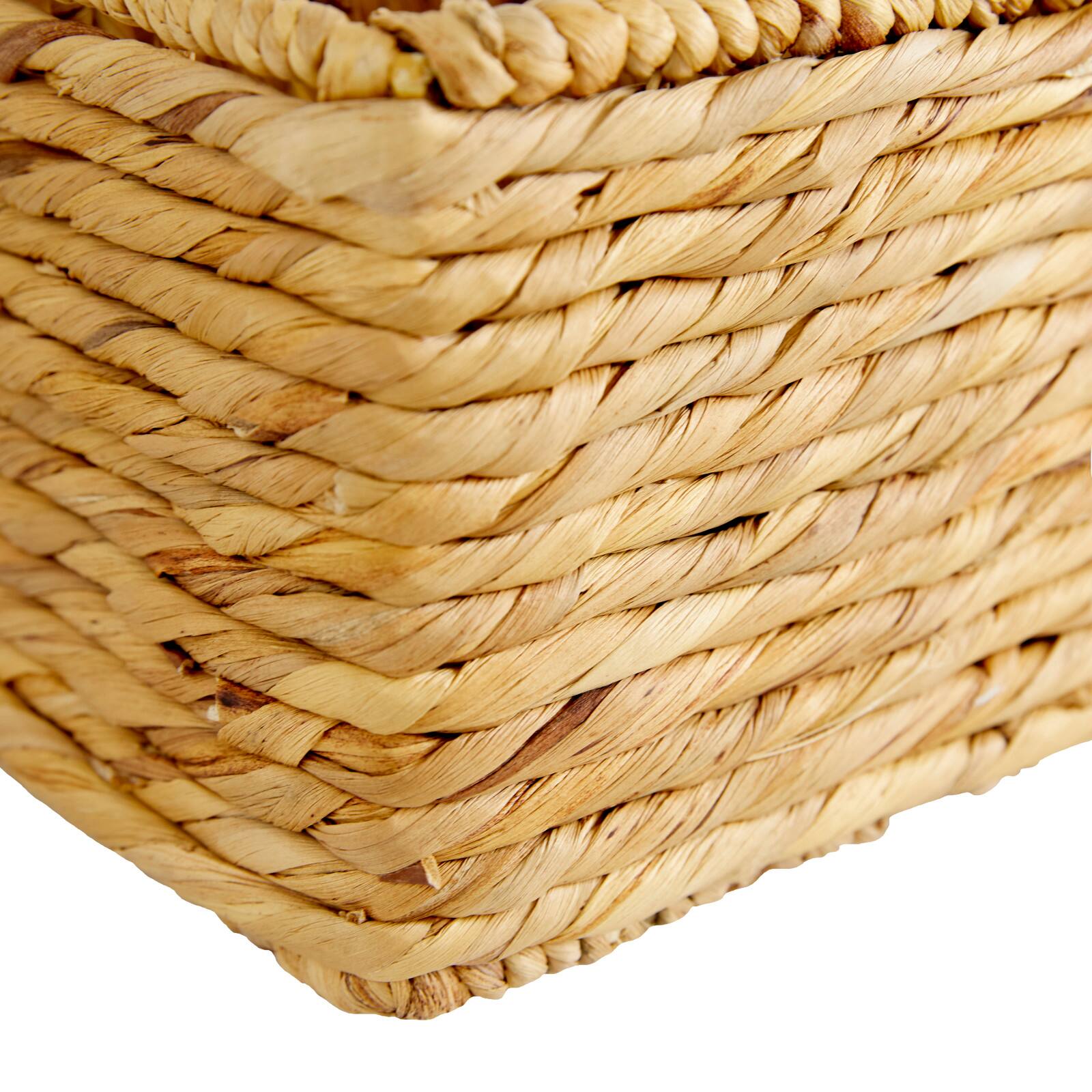15&#x22; Brown Water Hycinthia Coastal Storage Basket