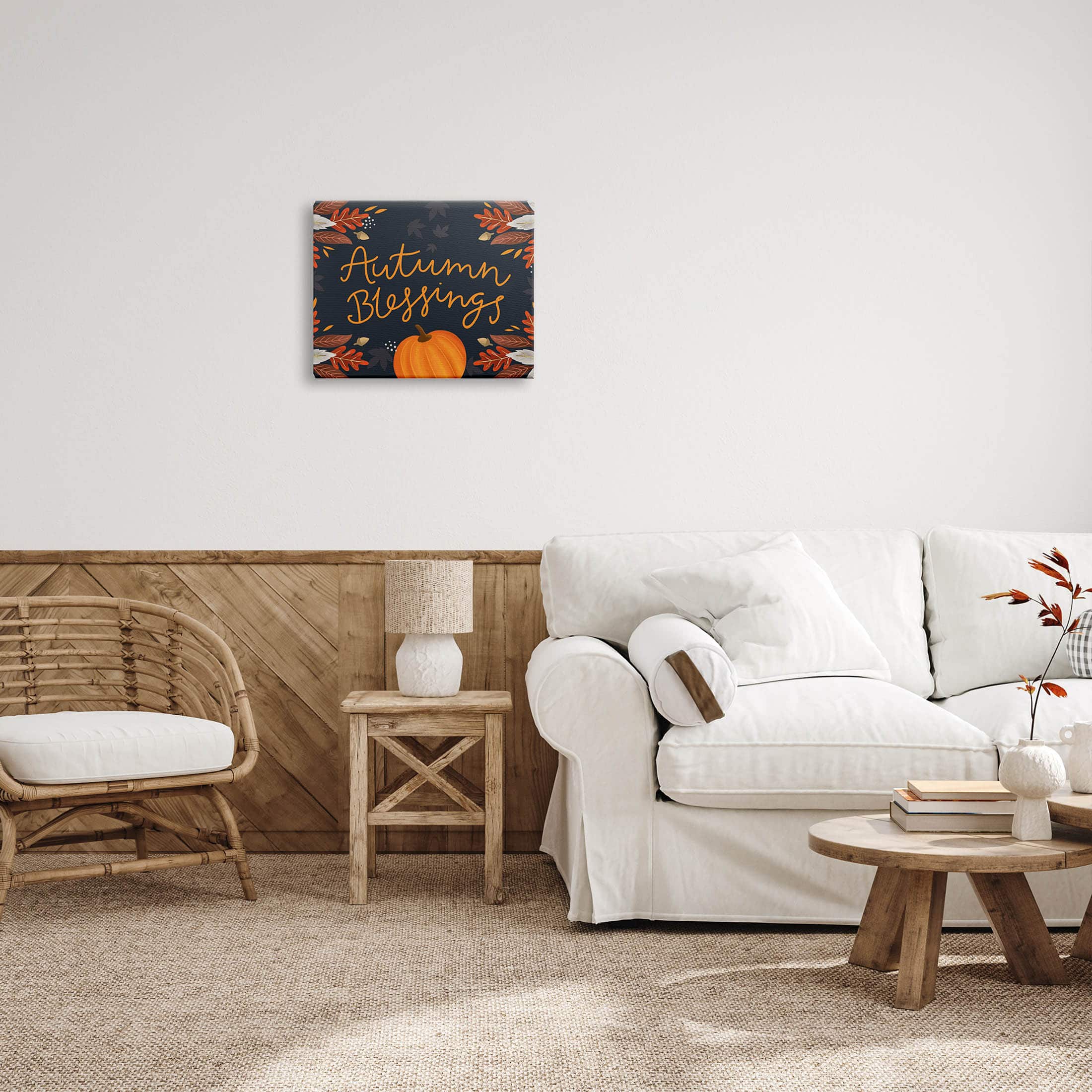 Stupell Industries Autumn Blessings Canvas Wall Art