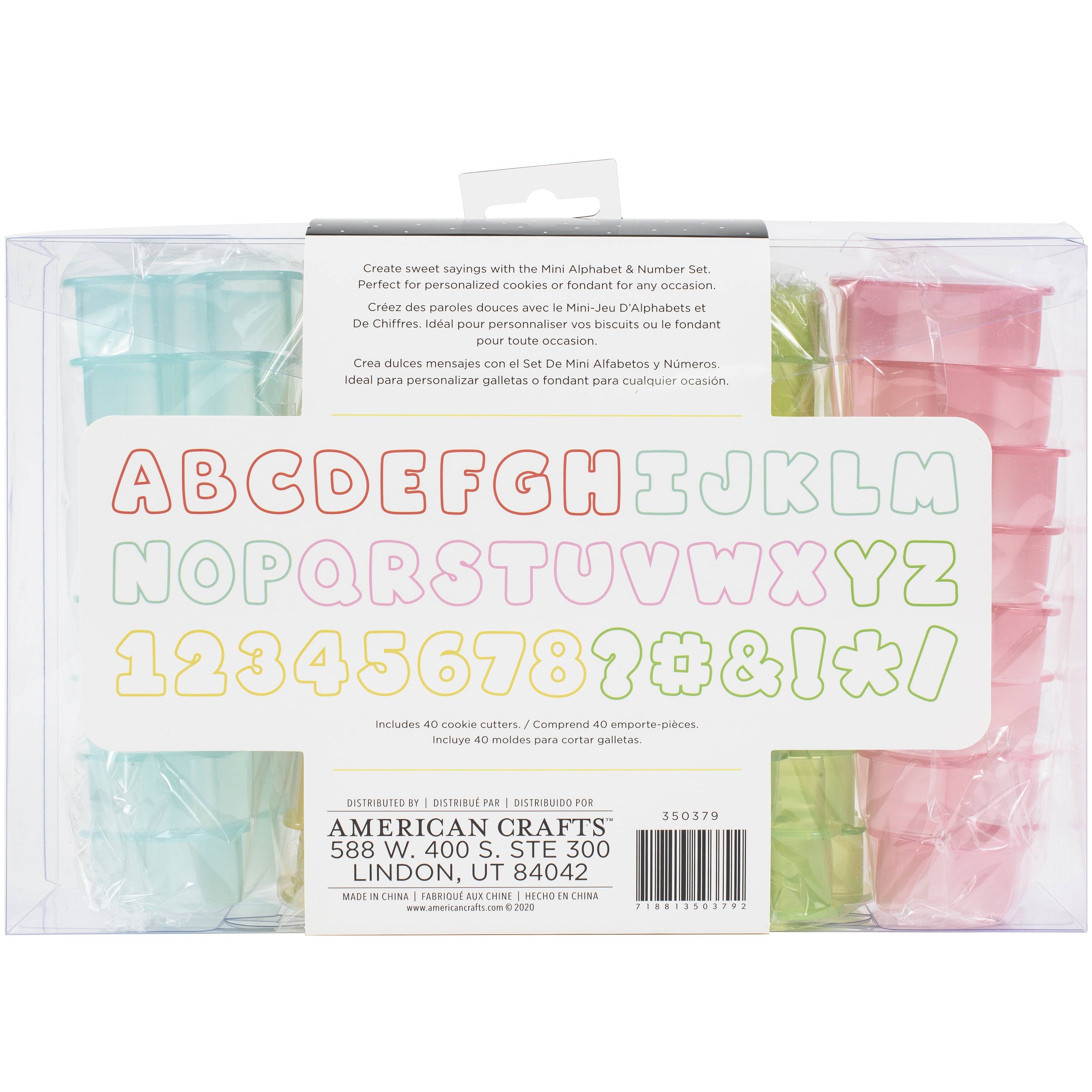 Sweet Sugarbelle® Mini Alpha & Number Cookie Cutter Set | Michaels