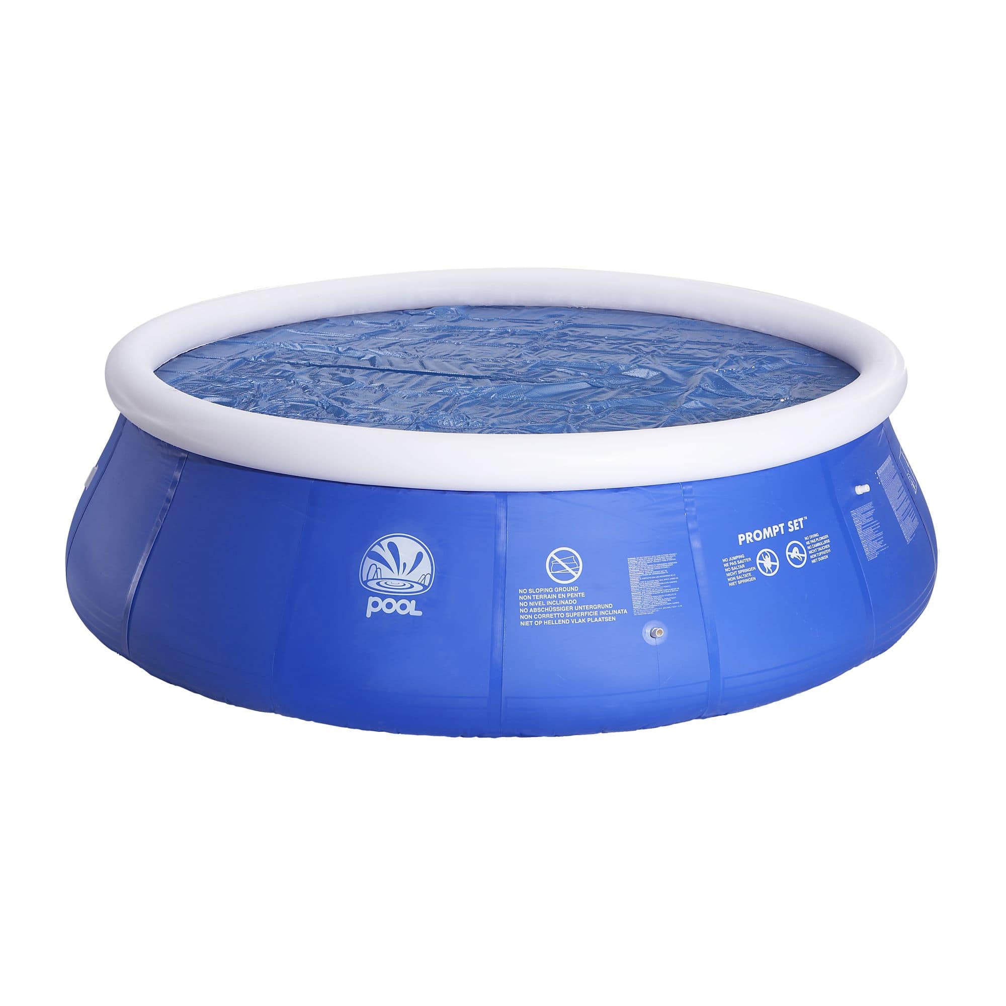 Pool Central 6.25ft. Round Floating Solar Swimming Pool Cover