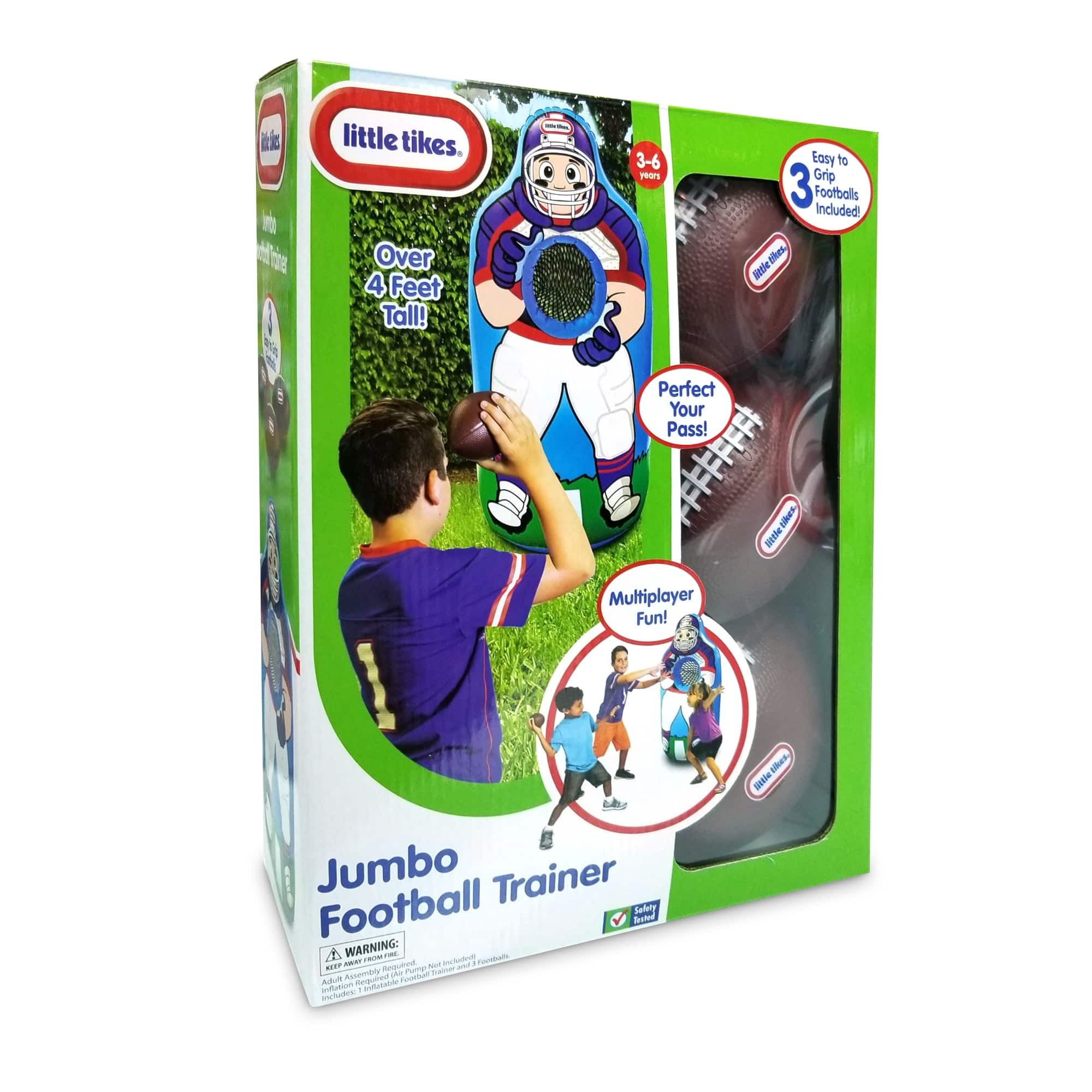 Little Tikes 4ft. Jumbo Inflatable Football Trainer