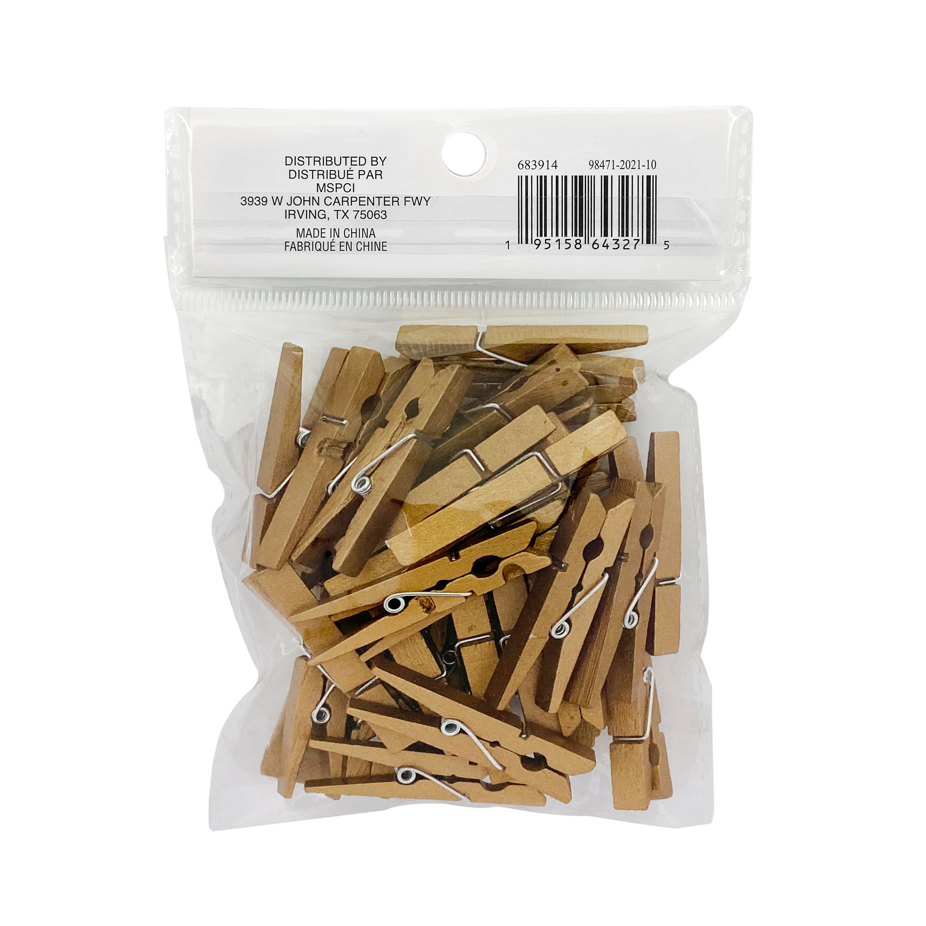 12 Packs: 30 ct. (360 total) Medium Gold Clothespins by Recollections&#x2122;
