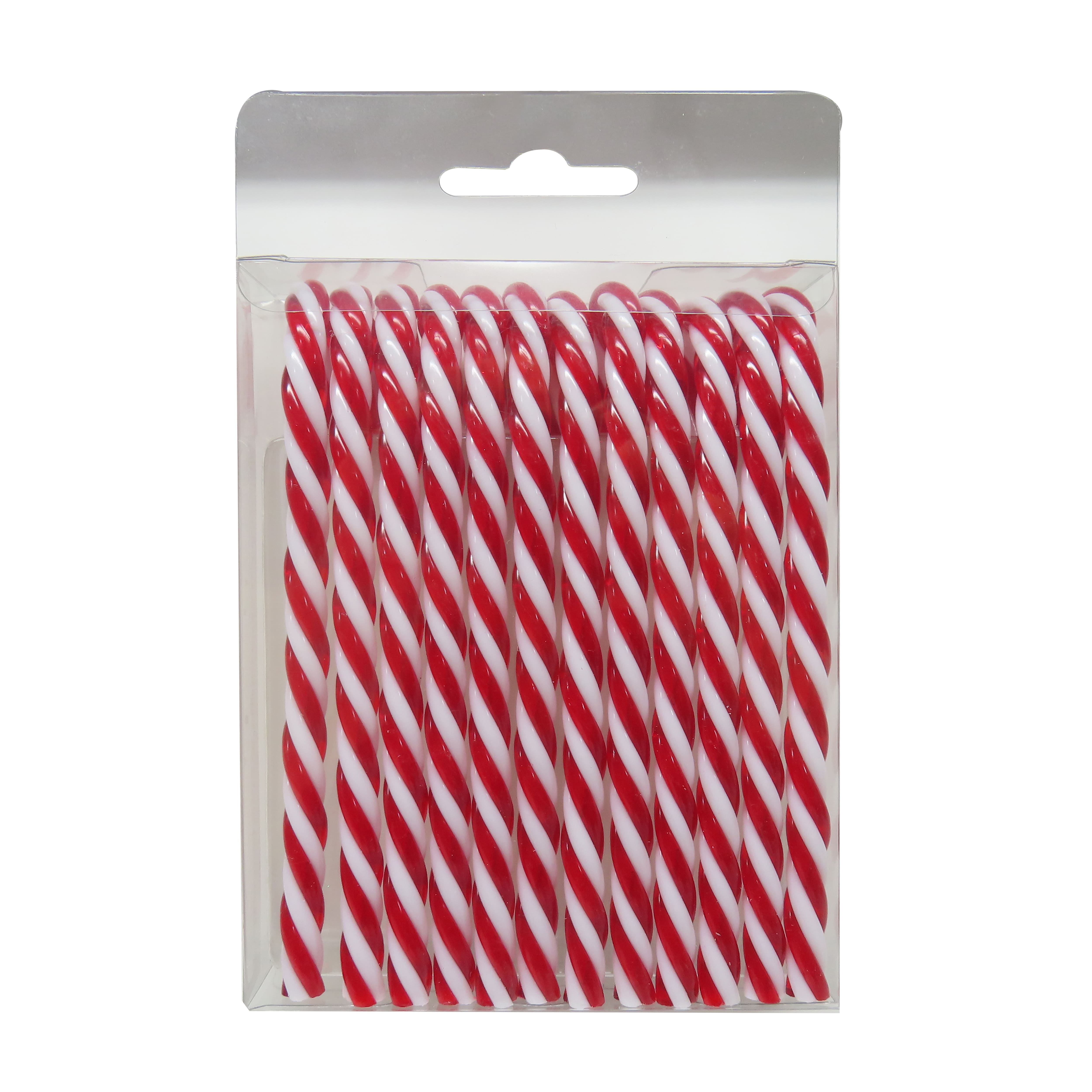 12 Pack 6&#x22; Plastic Candy Cane Ornaments by Ashland&#xAE;