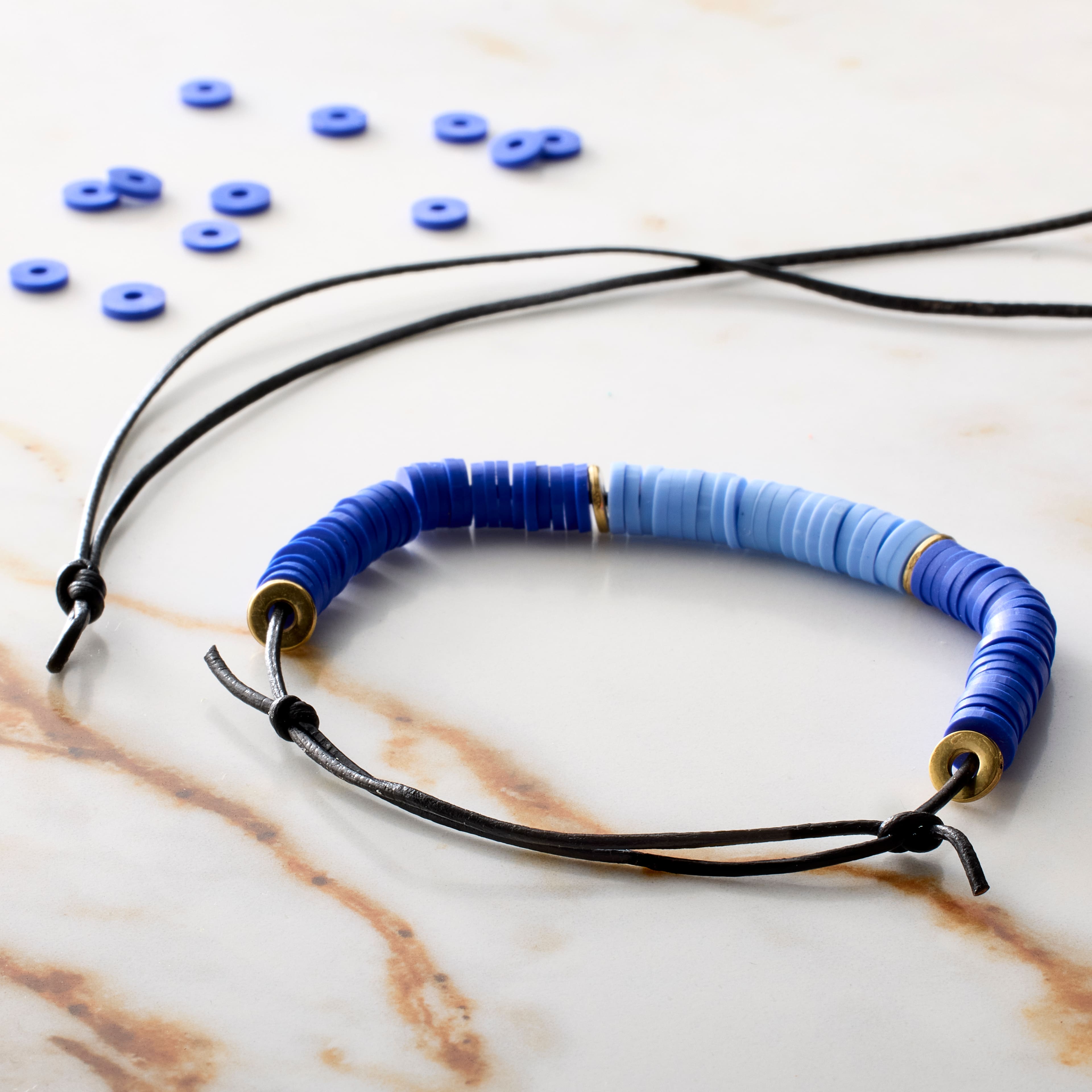 Corde ronde en cuir de Bead Landing