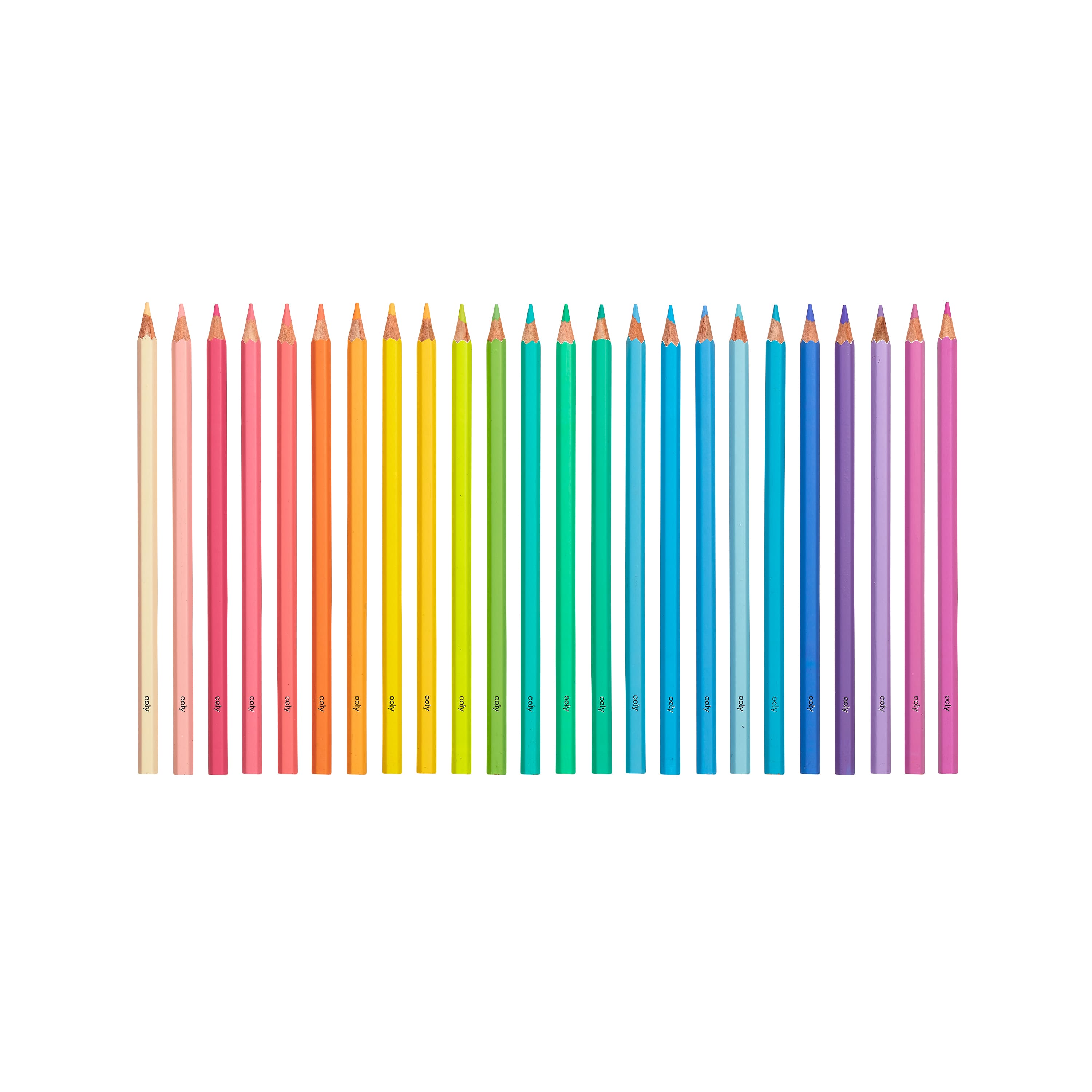 OOLY Pastel Hues Colored Pencils Set, 24ct.