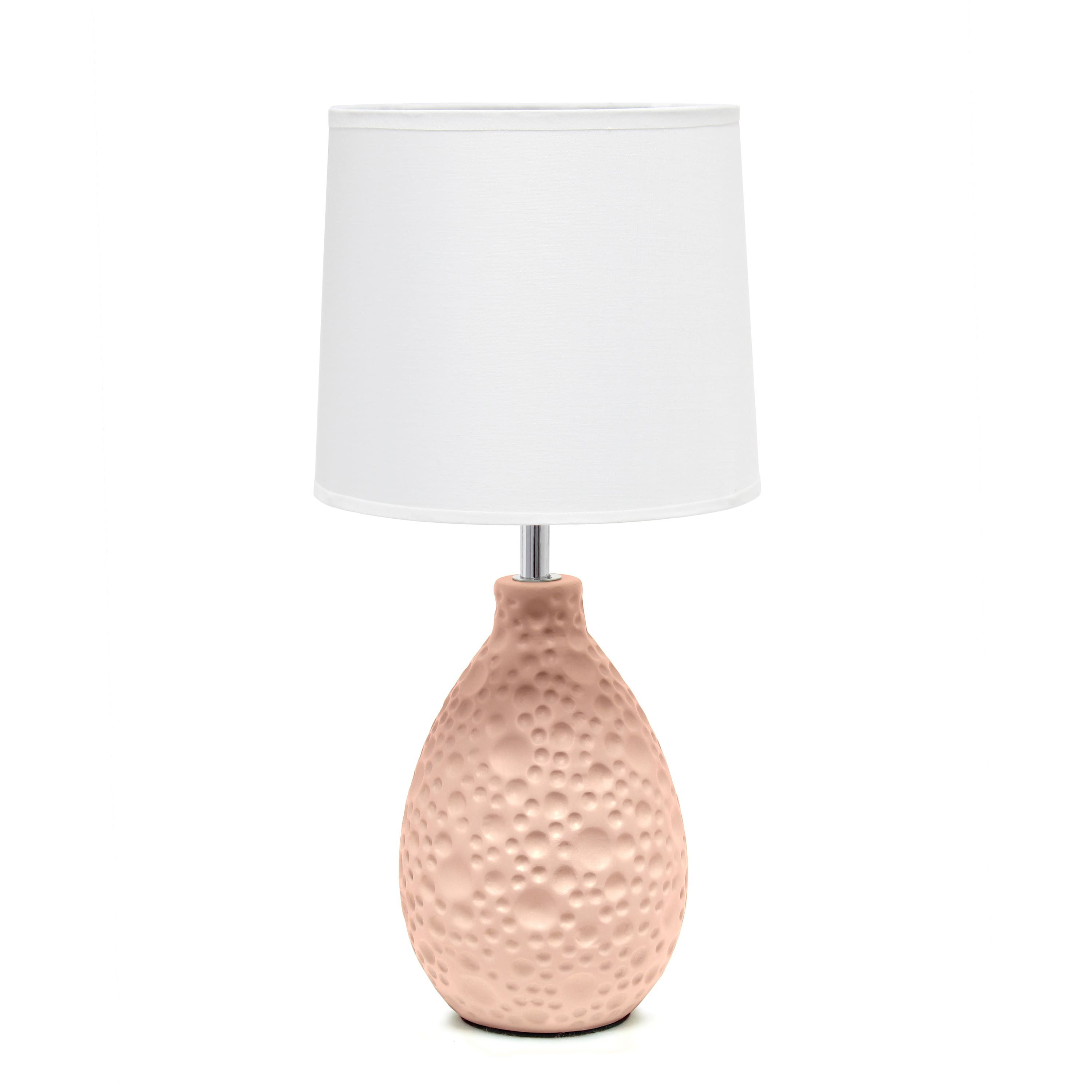 Creekwood Home Essentix 14" Ceramic Teardrop Table Lamp