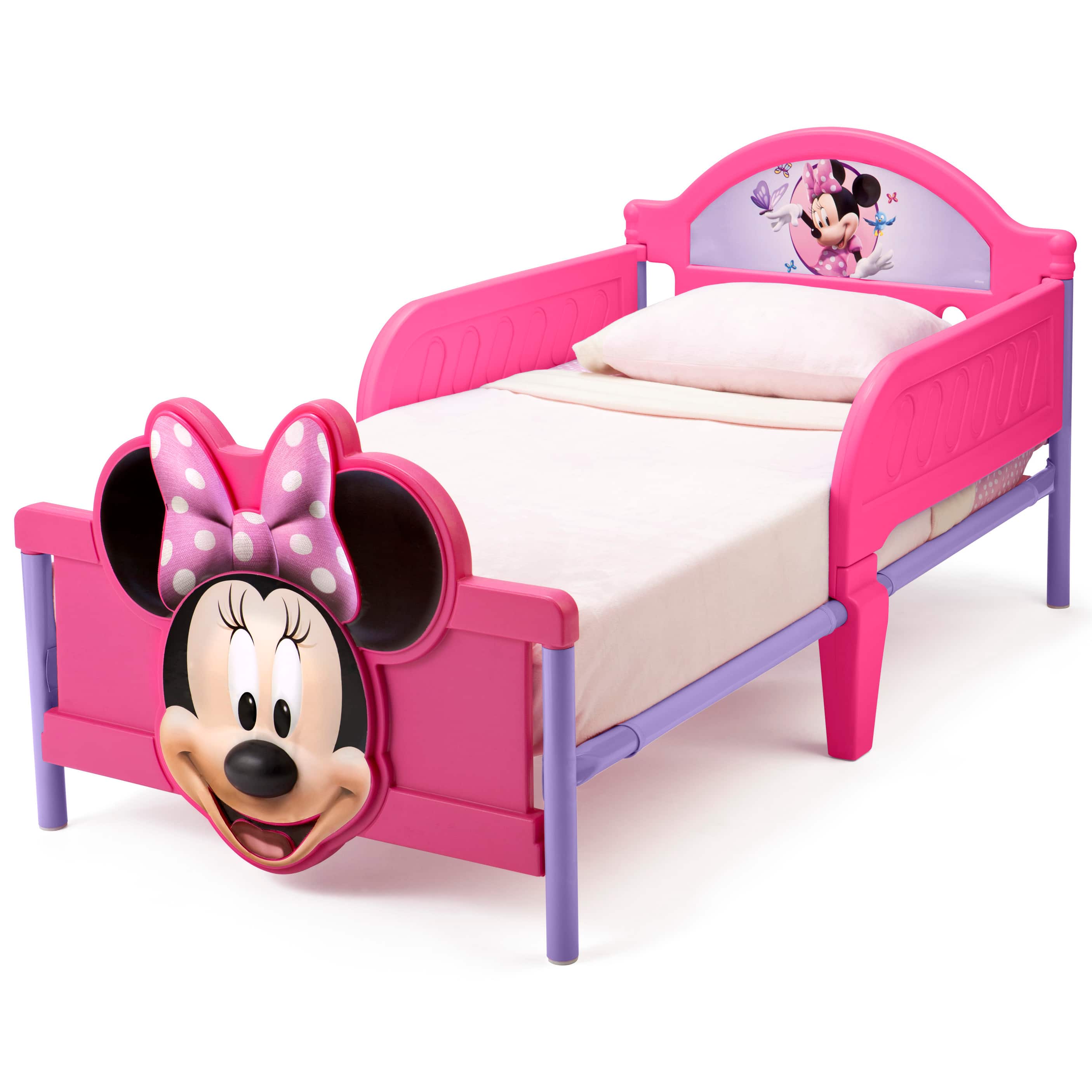 Disney&#xAE; Minnie Mouse Plastic 3D Toddler Bed