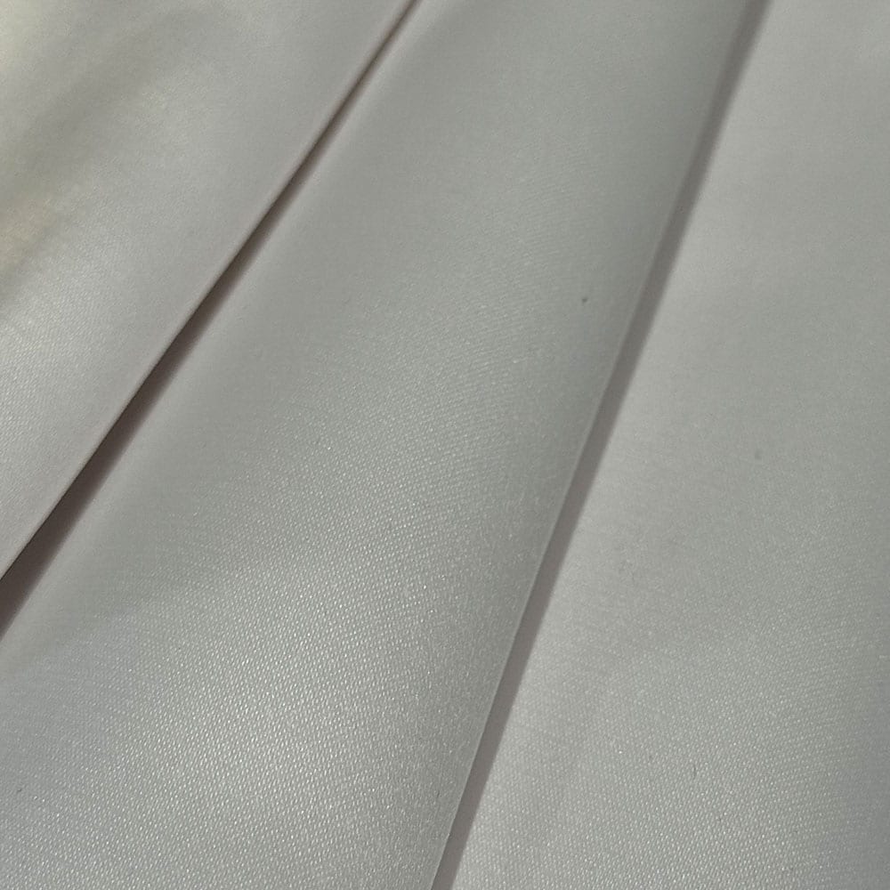 Casa Collection Diamond White Heavy Satin Fabric