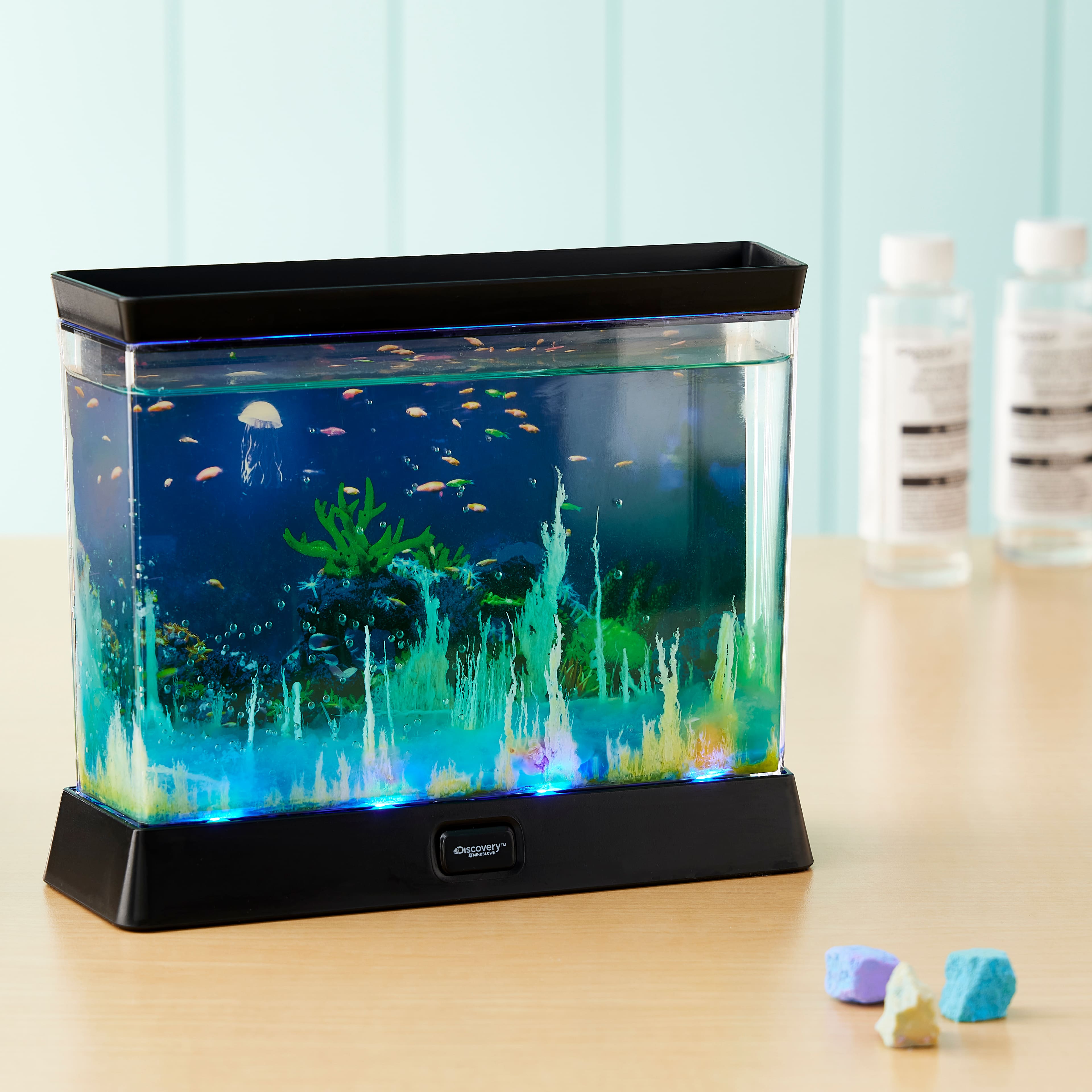 8 Pack: Discovery&#x2122; DIY Glowing Crystal Aquarium
