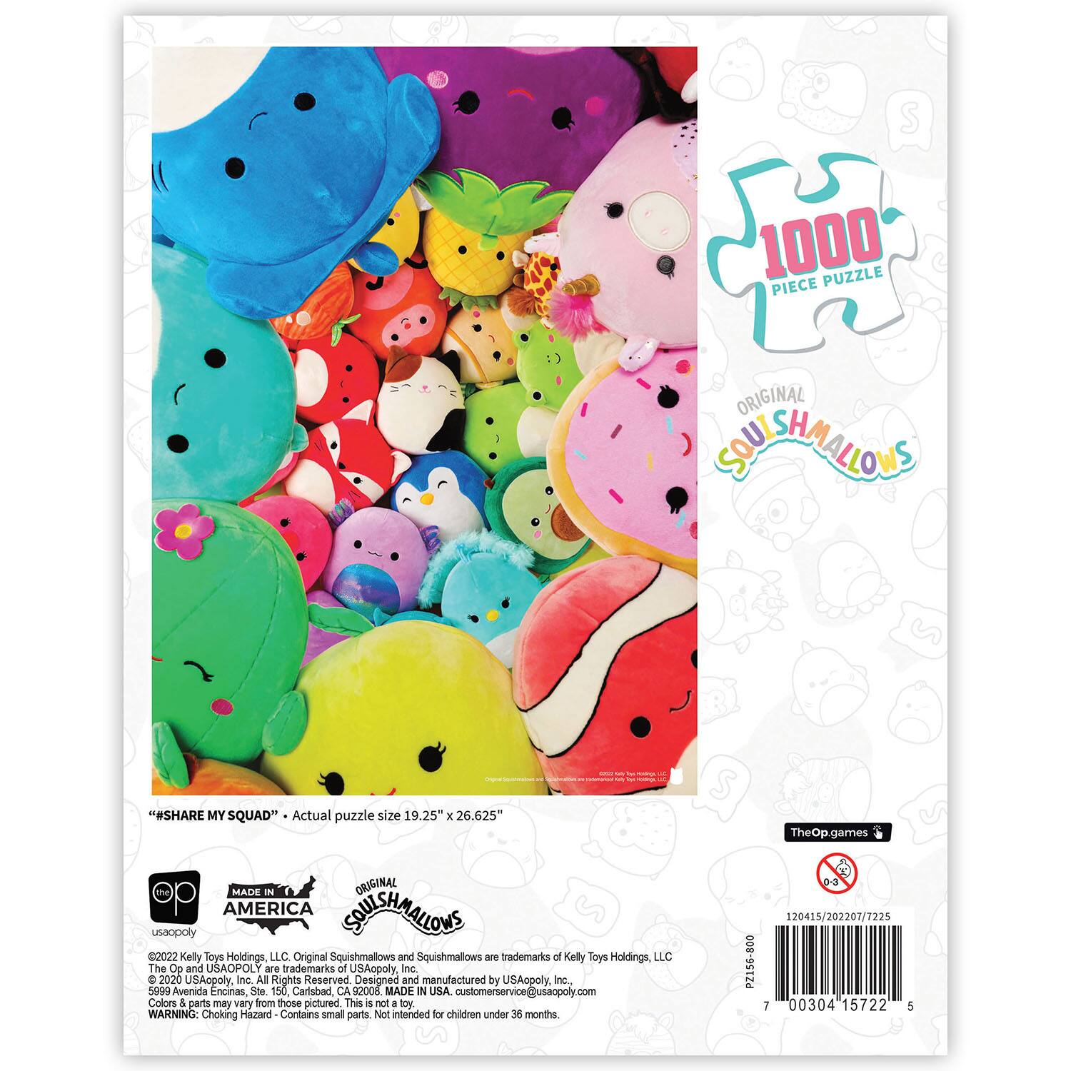 USAopoly&#x2122; Squishmallow Share My Squad 1,000 Piece Puzzle