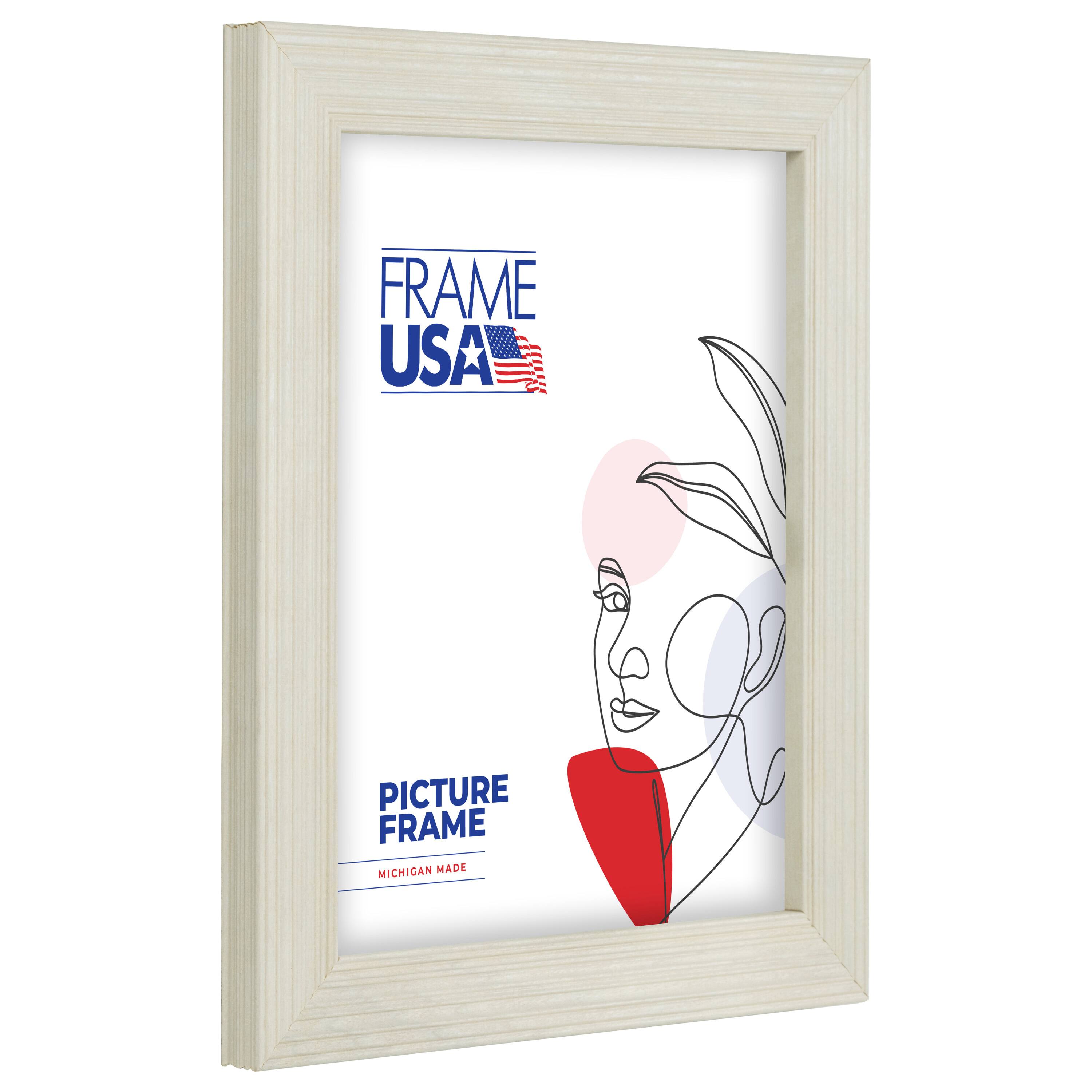 Frame USA Timber White Single Image Picture Frame