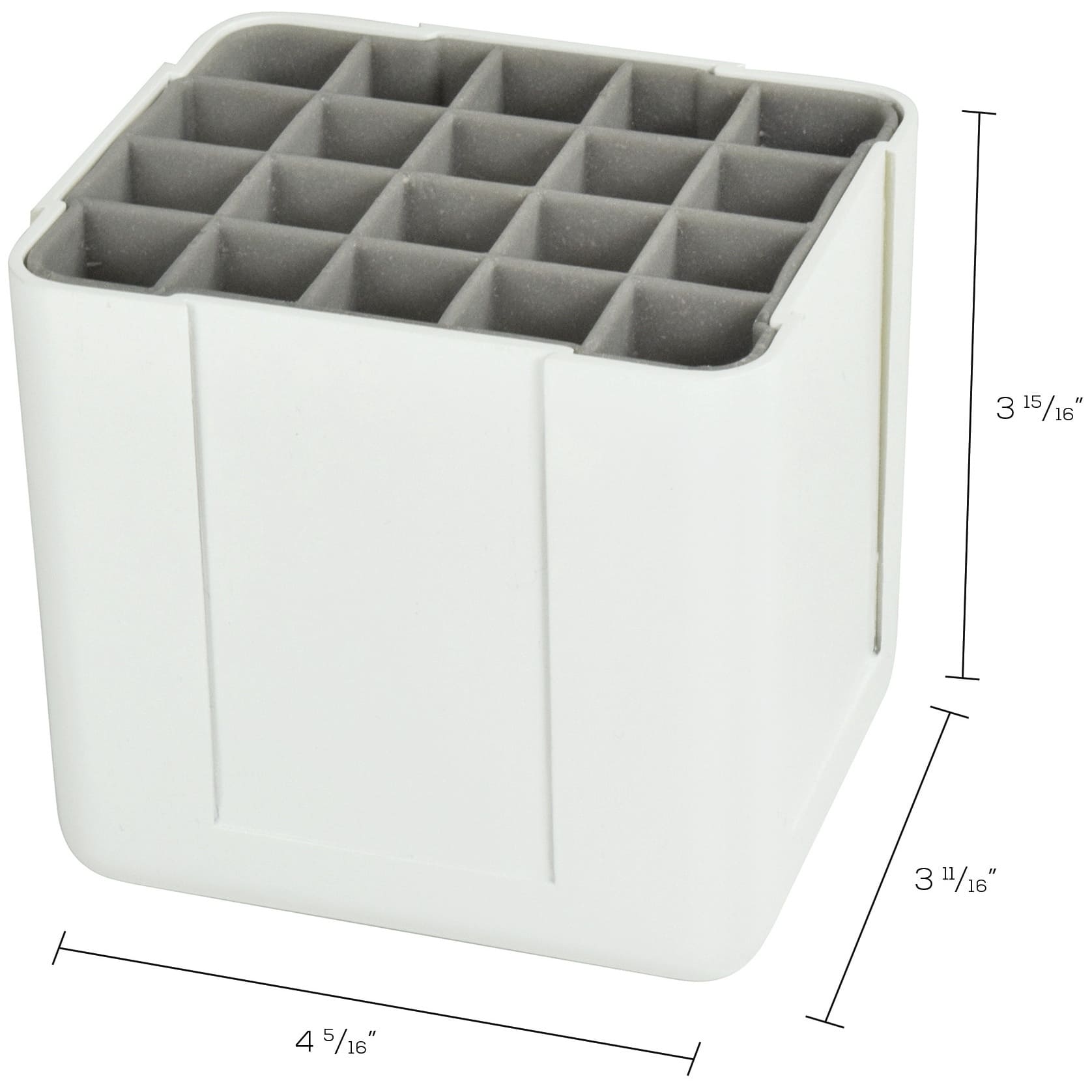 Deflecto&#xAE; White Interlocking Marker Organizer