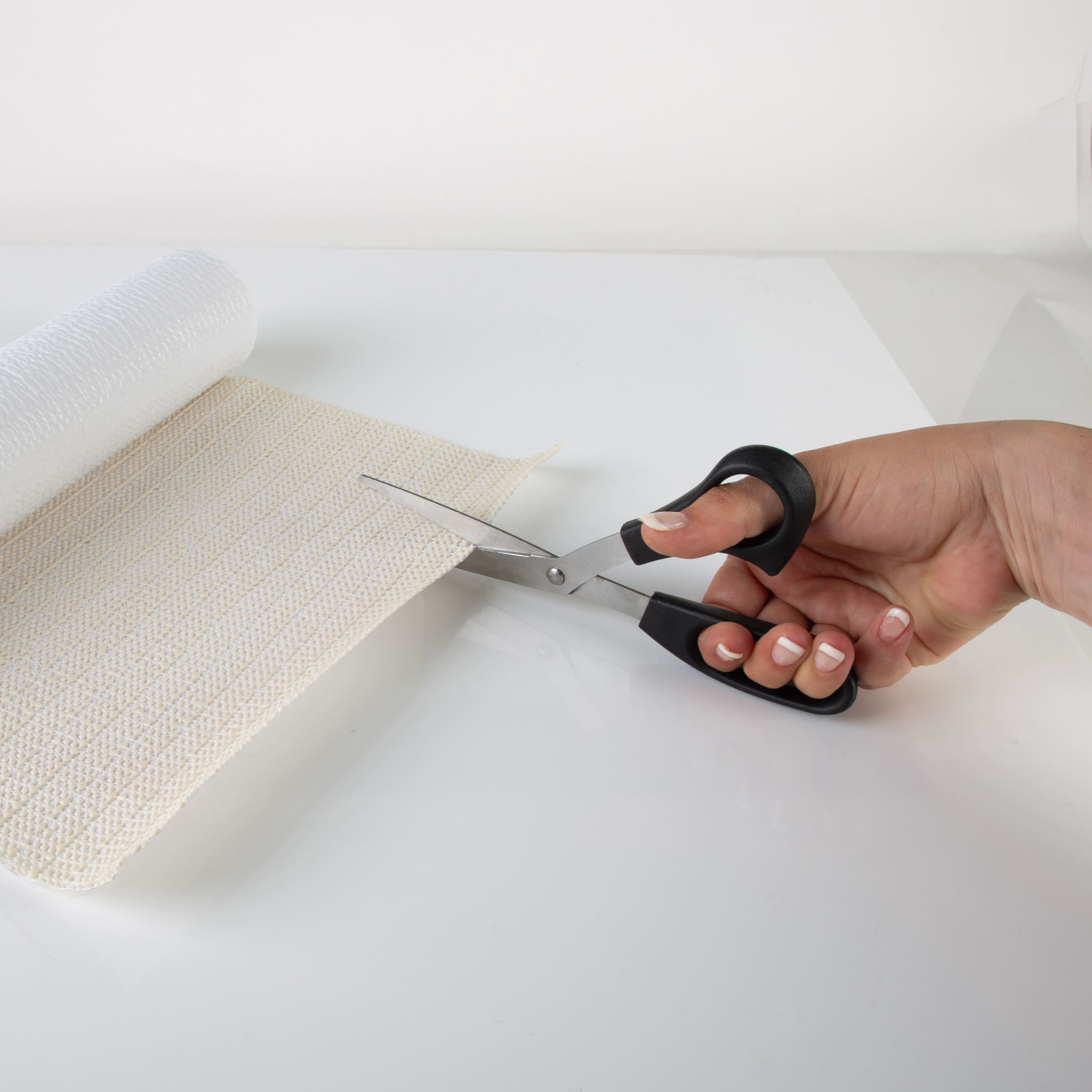 Simplify 10ft. White Smooth Surface Shelf Liner