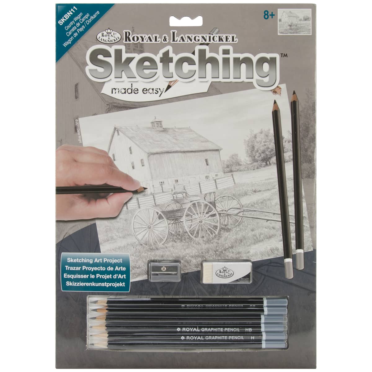 Royal & Langnickel® Sketching Made Easy™ Country Wagon Kit