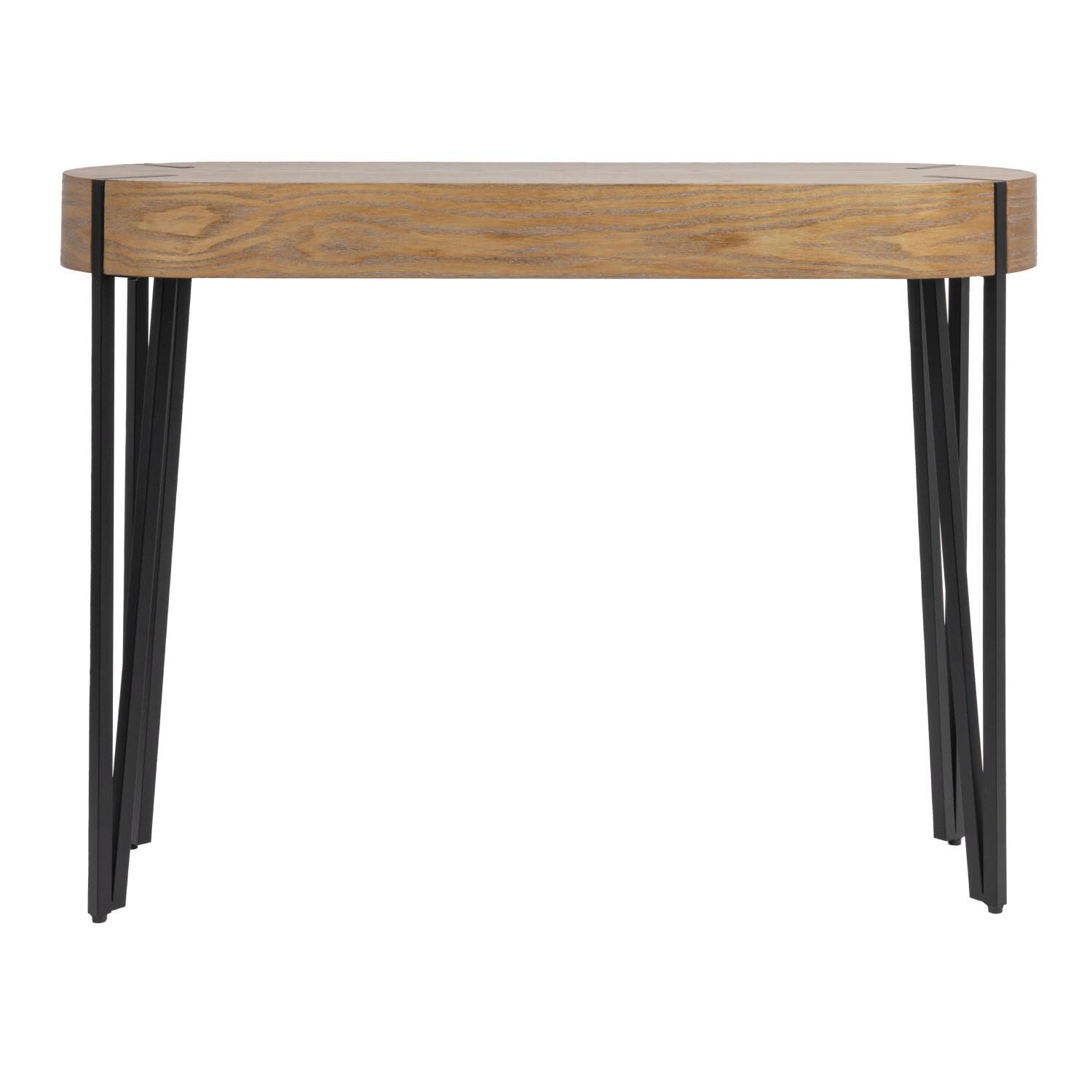 Hello Honey&#xAE; 46&#x22; Astoria Wood Console Table with Metal Hairpin Legs