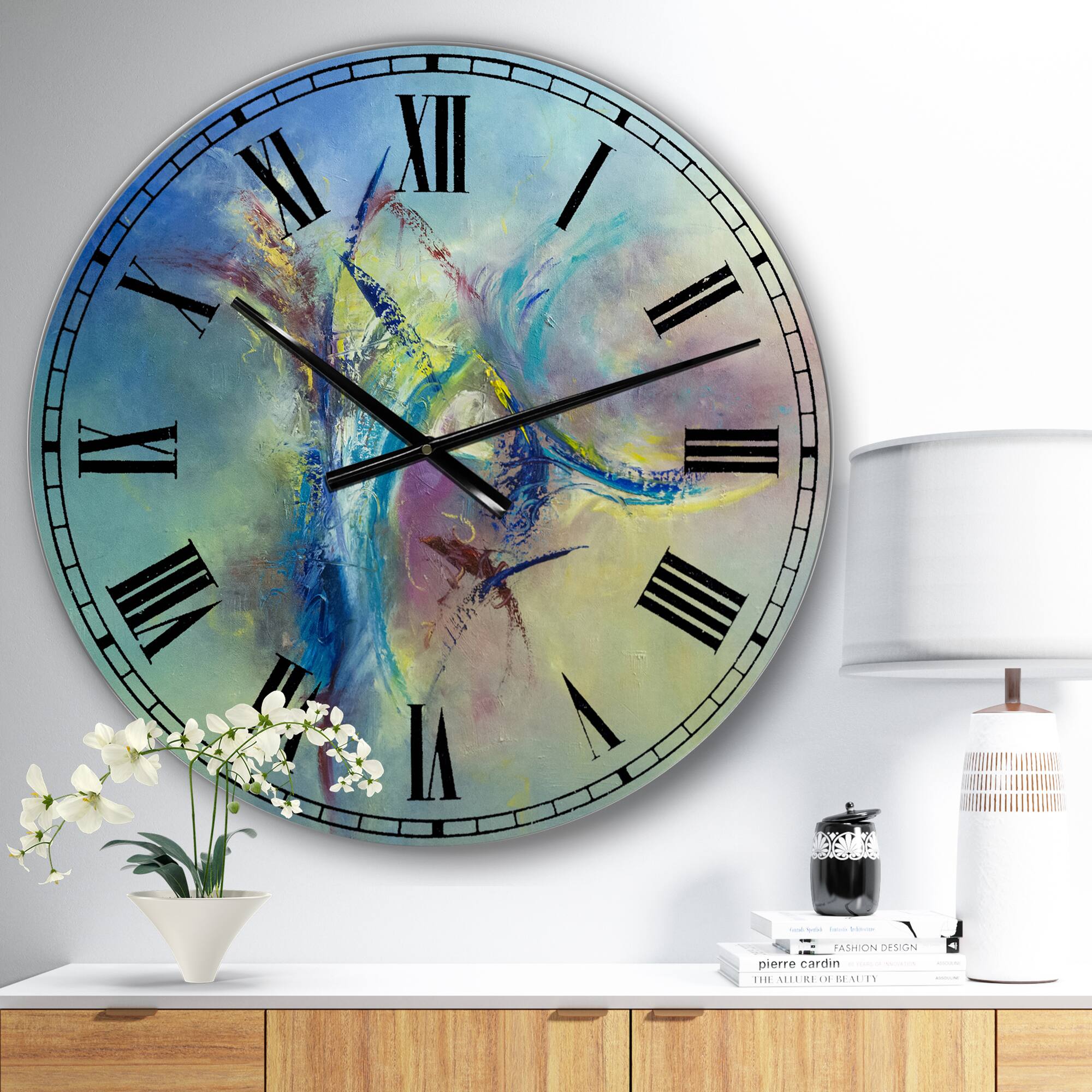 Designart Focused Intention Wall Clock