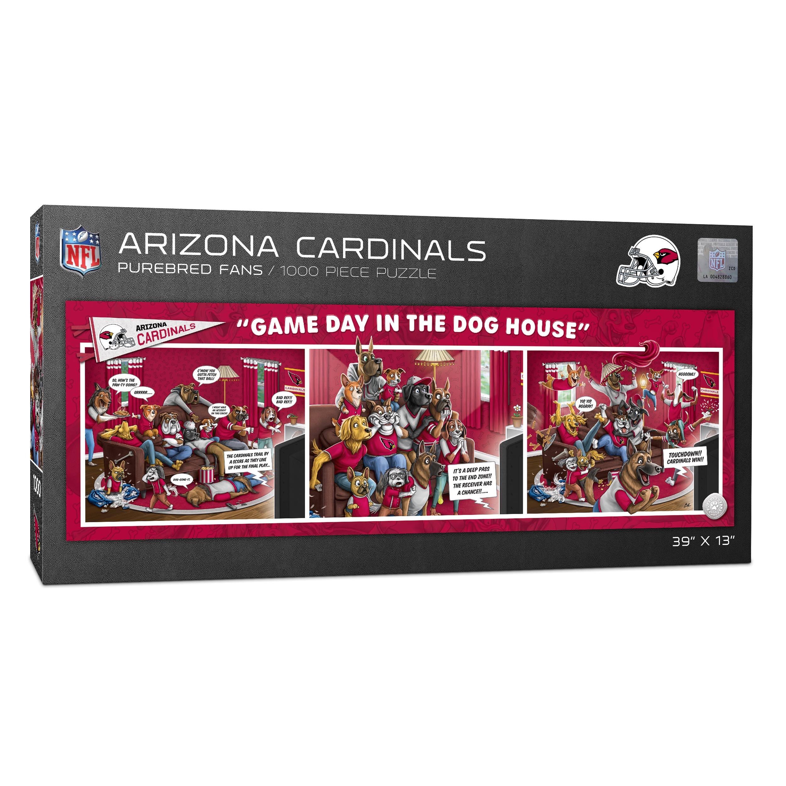 NFL Game Day in the Dog House 1,000 Piece Puzzle