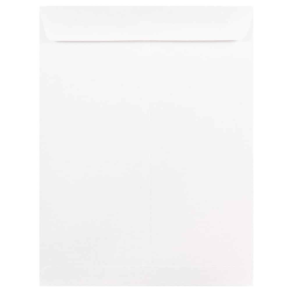 JAM Paper 9" x 12" White Open End Catalog Commercial Envelopes