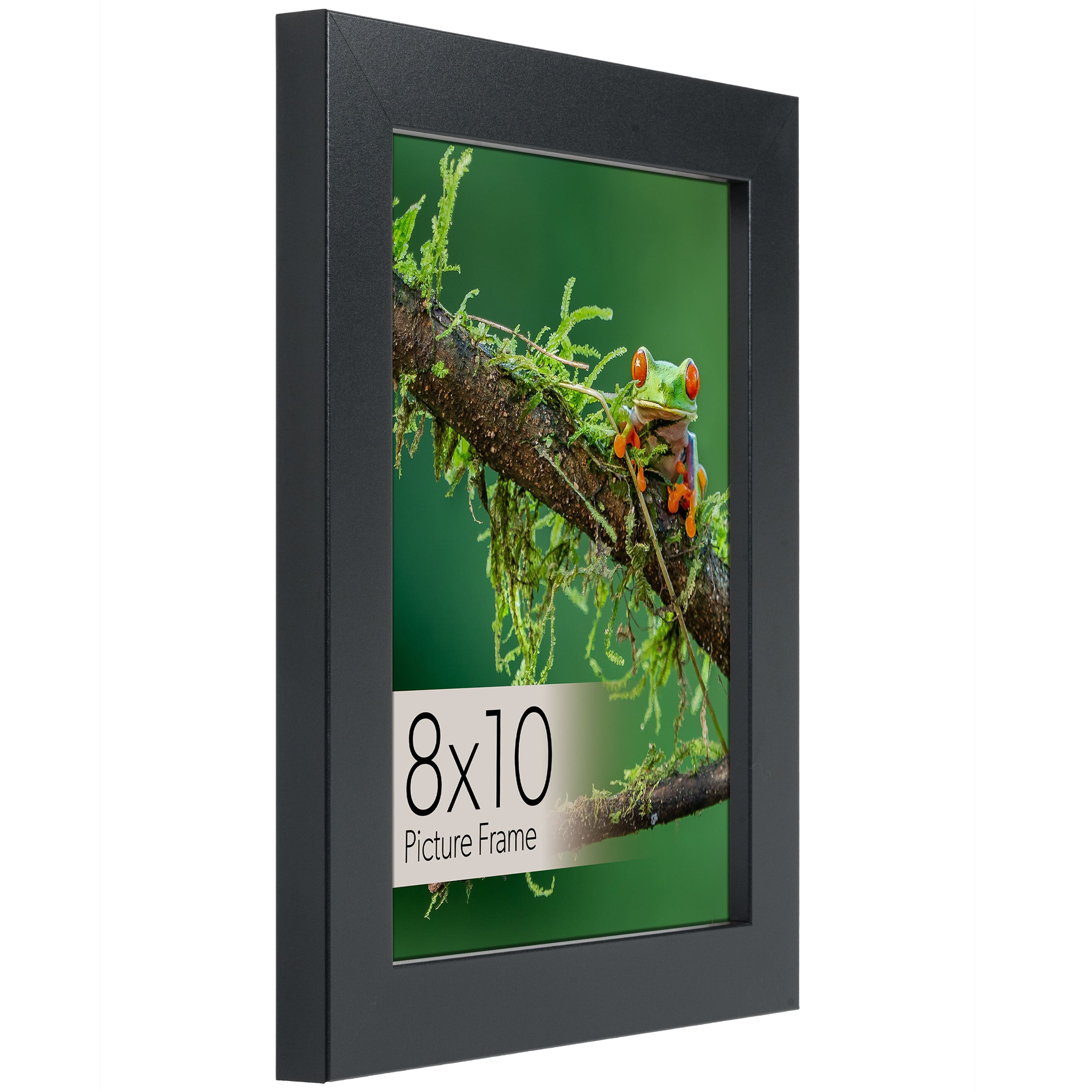 WallsThatSpeak Black Picture Frame with Easel and Glass, 6ct.