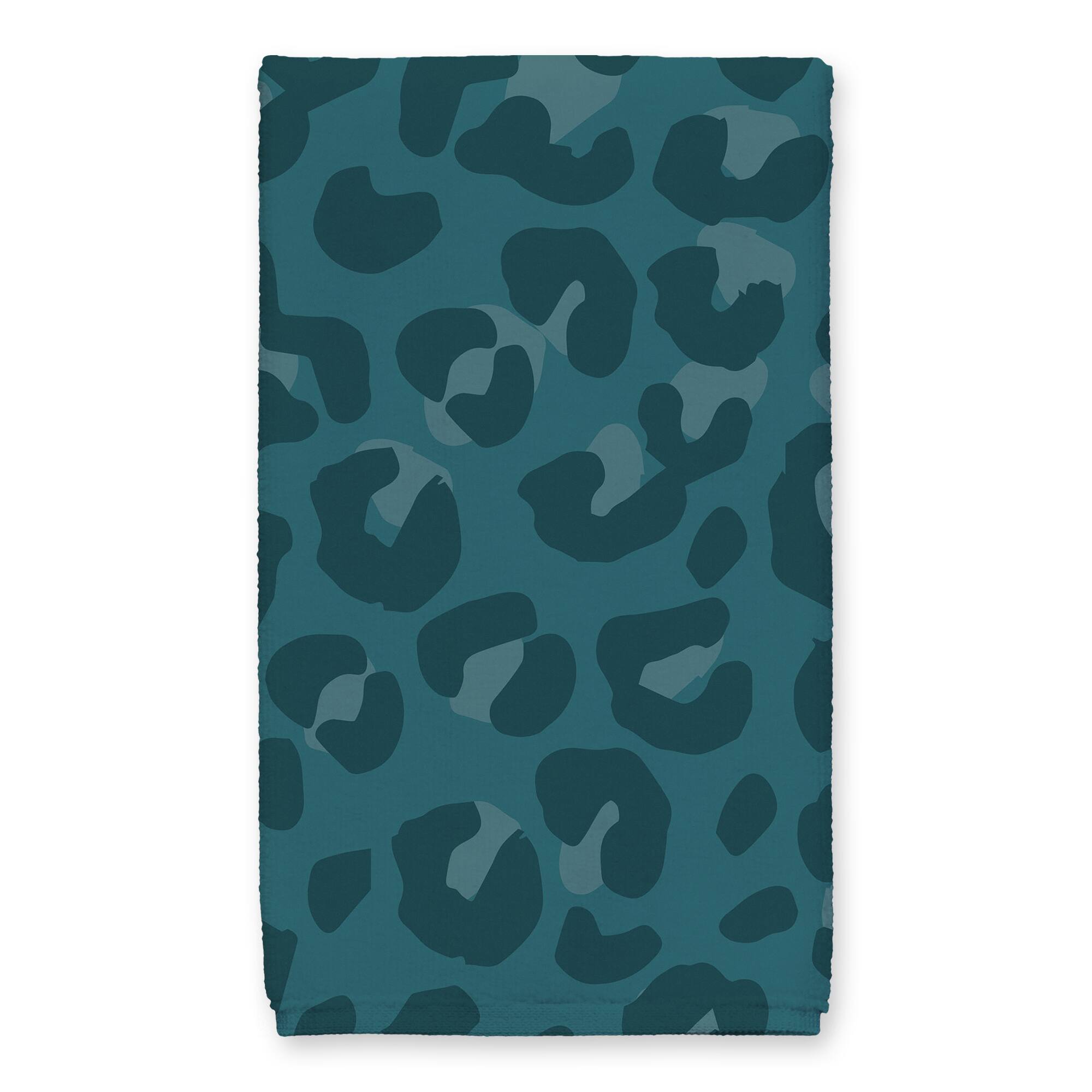 Good Cooking Vibes Only Leopard Tea Towel Set