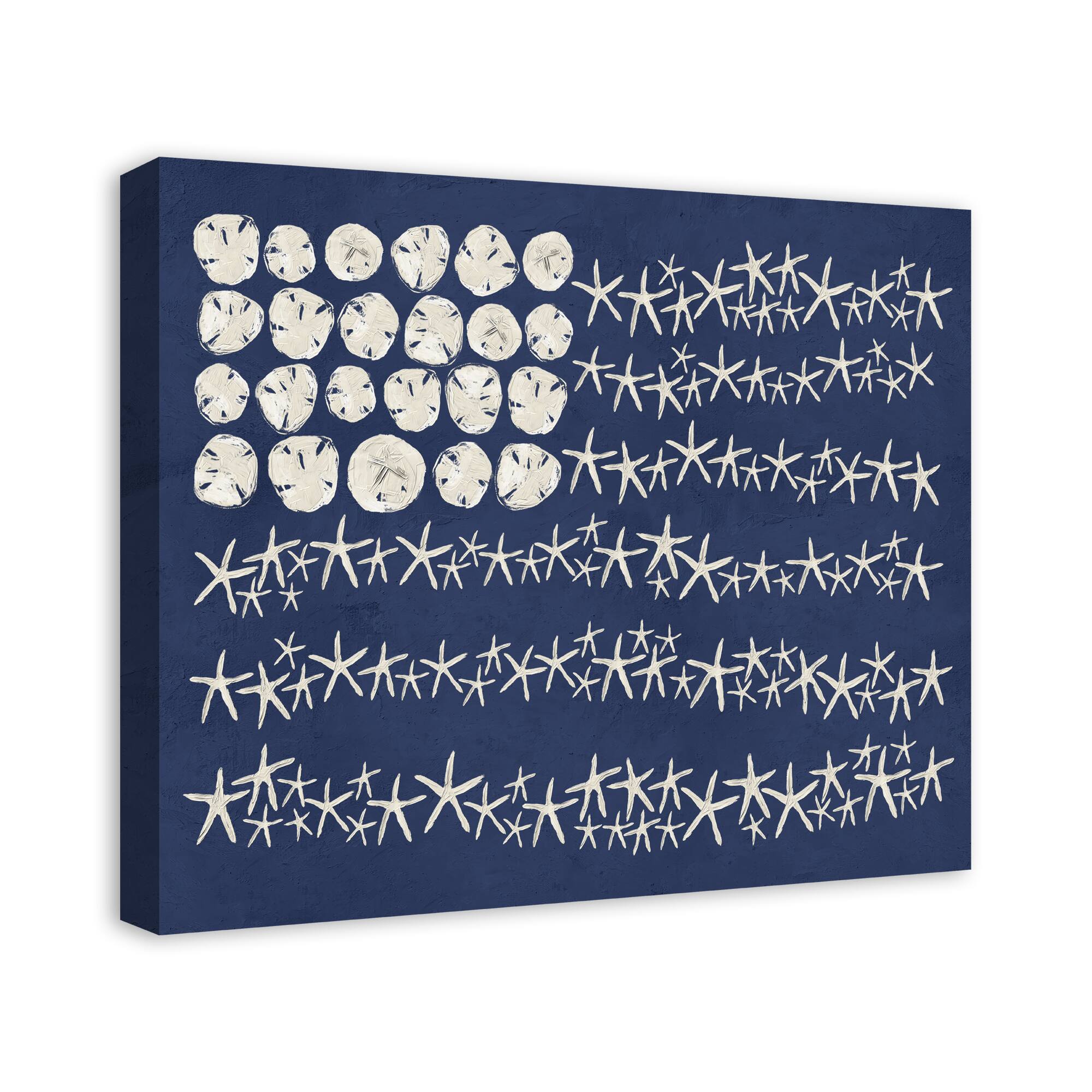 Starfish Flag Canvas Wall Art