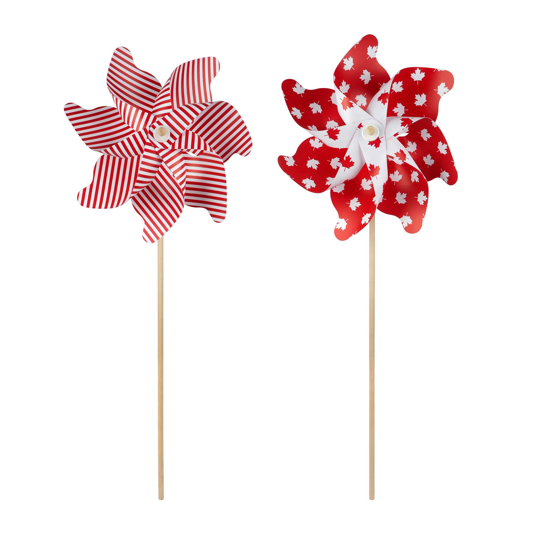 Assorted 40&#x22; Red &#x26; White Canada Day Pinwheel, 1pc. by Celebrate It&#x2122;