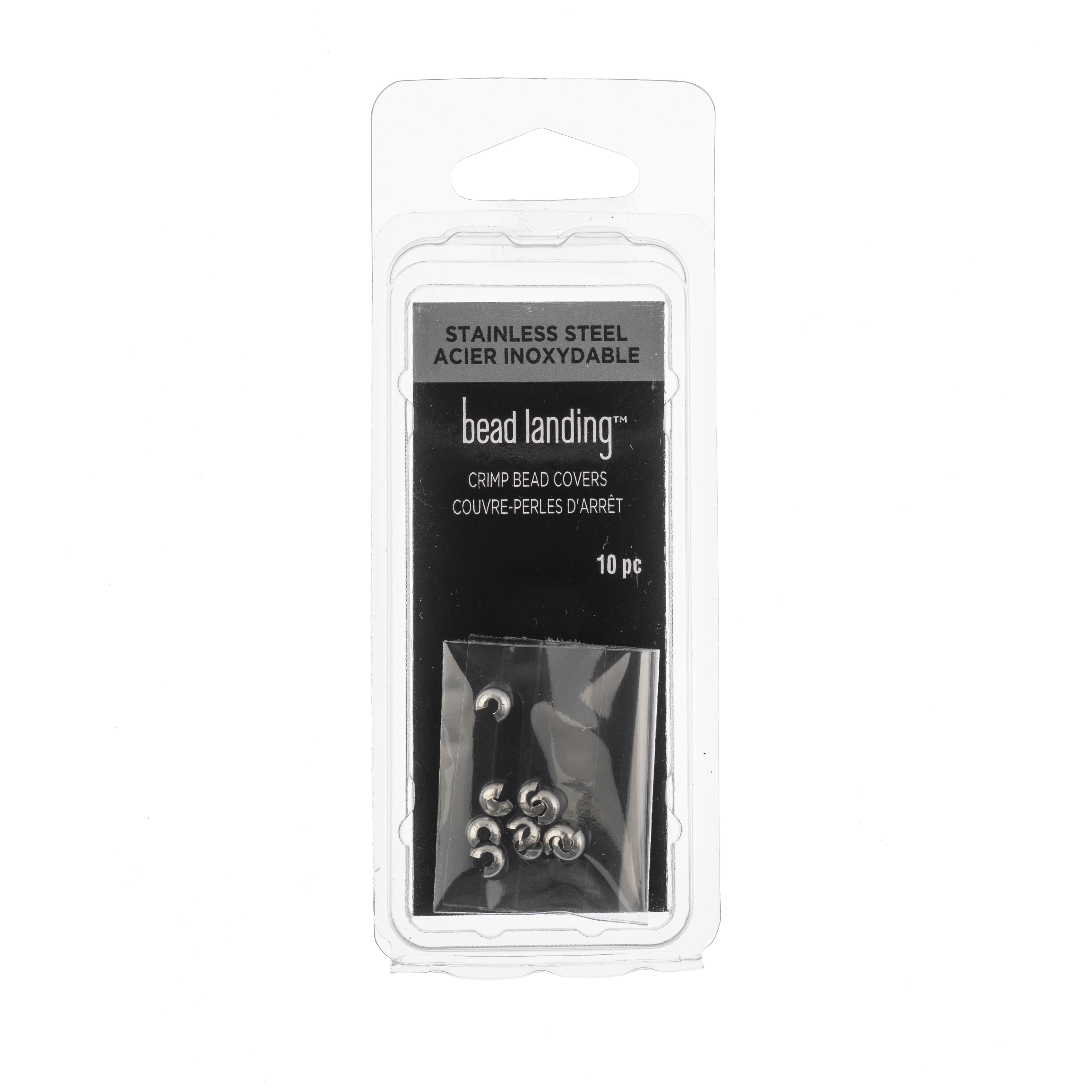 12 Packs: 10 ct. (120 total) 3mm Metal Crimp Bead Covers by Bead Landing™