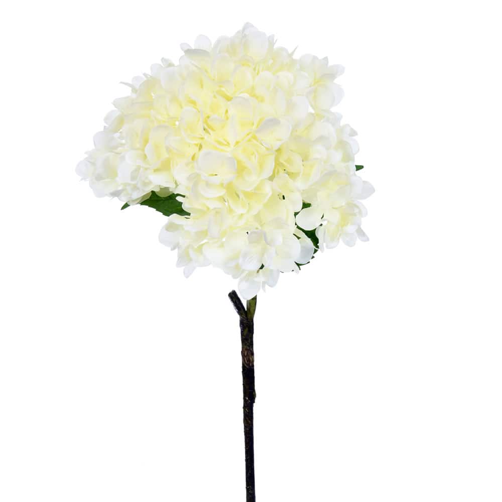 Artificial White Hydrangea Spray